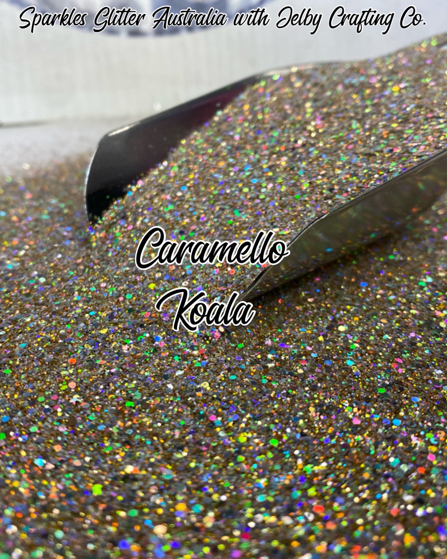 Caramello Koala | Custom Mixed Gold Glitter