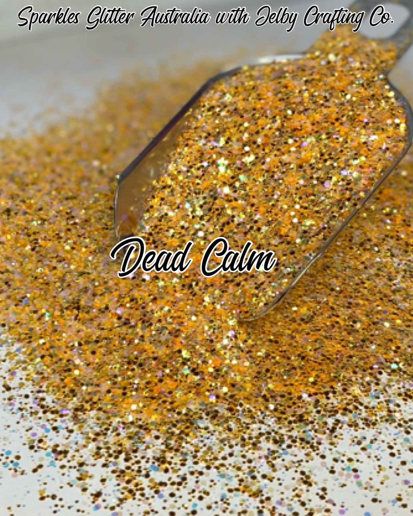 Dead Calm | Custom Mixed Small Chunky Orange Glitter
