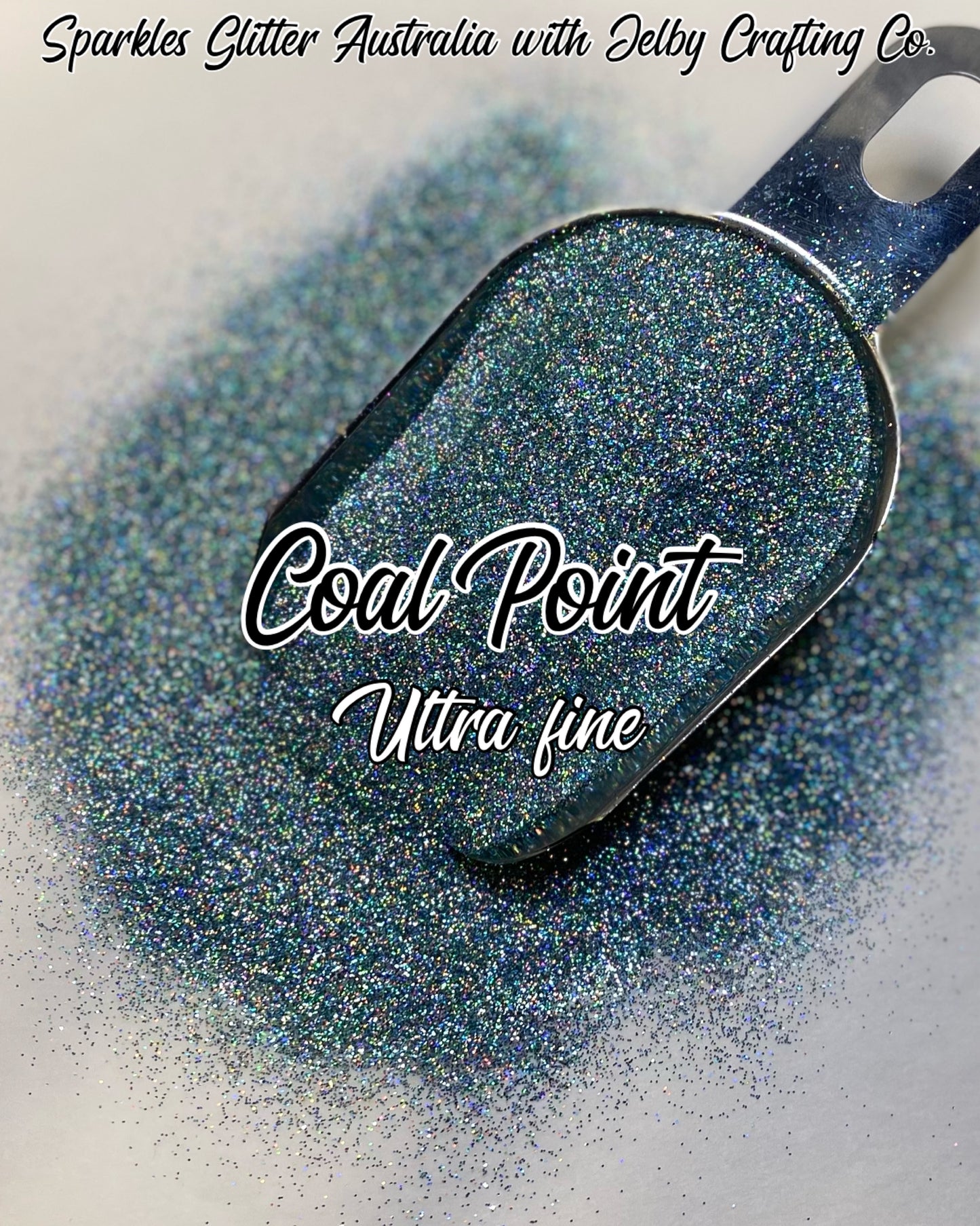 Coal Point | Ultra Fine Blue Holographic Glitter