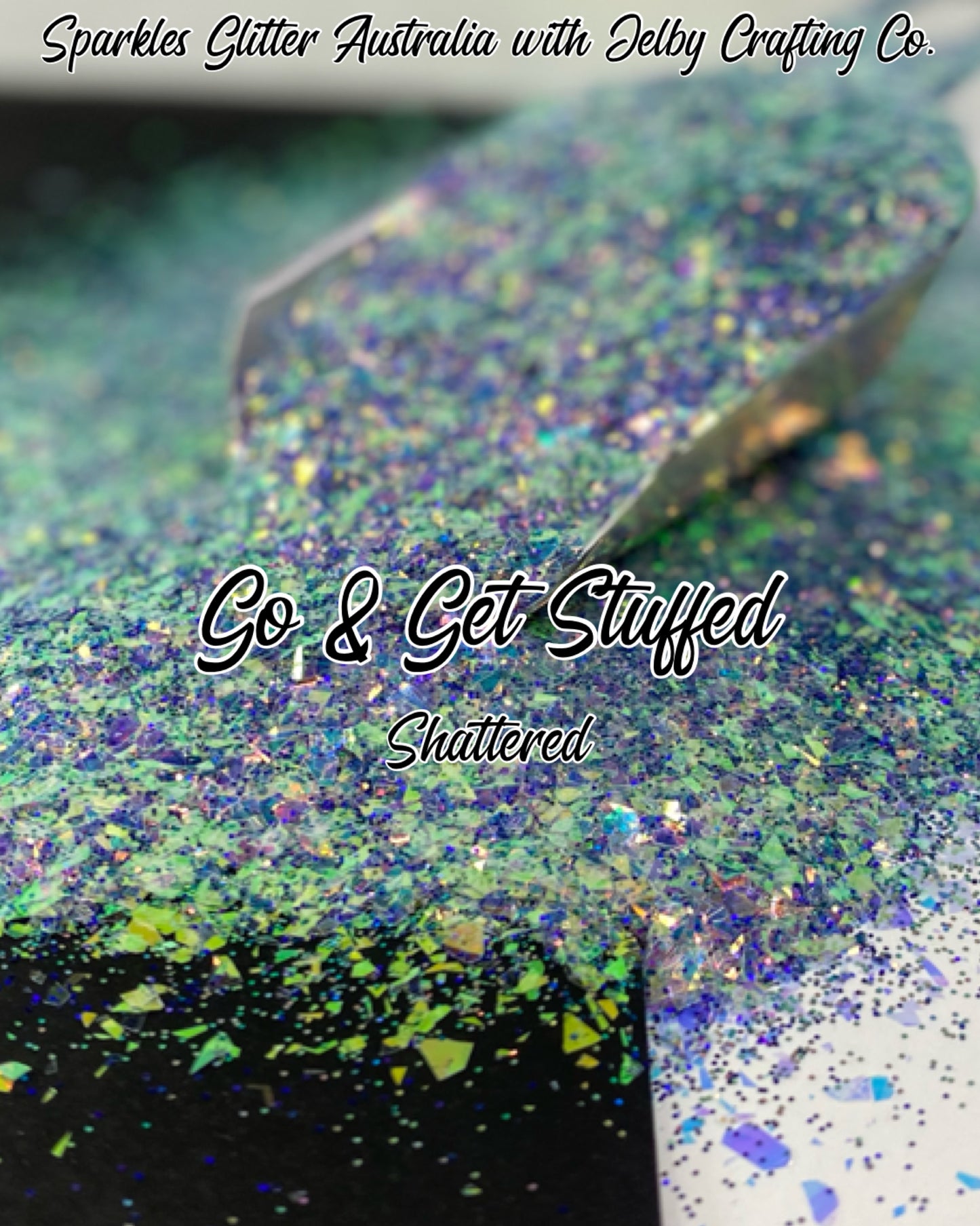 Go & Get Stuffed | Shattered Custom Mixed Purple Glitter