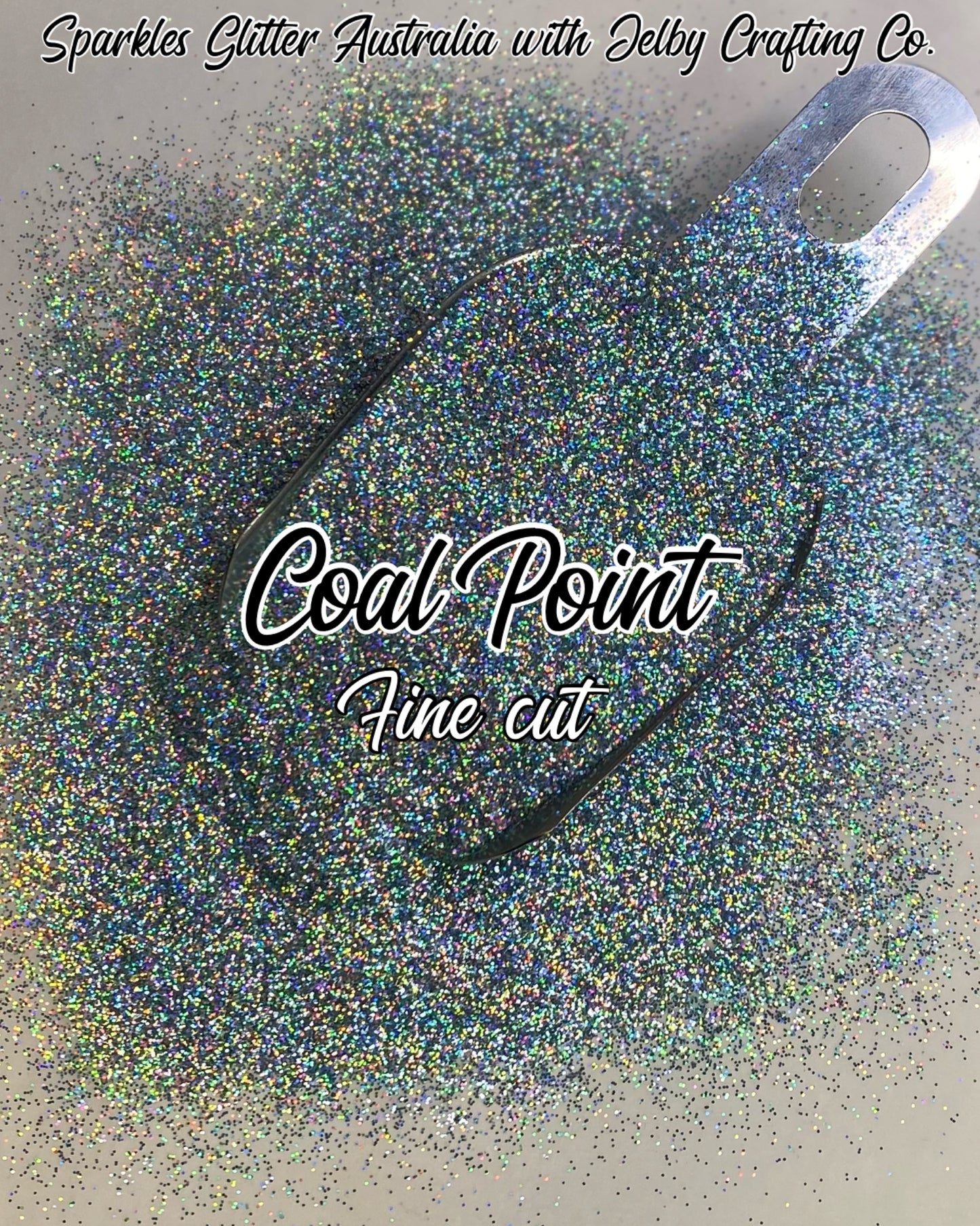 Coal Point | Blue Holographic Fine Cut Glitter