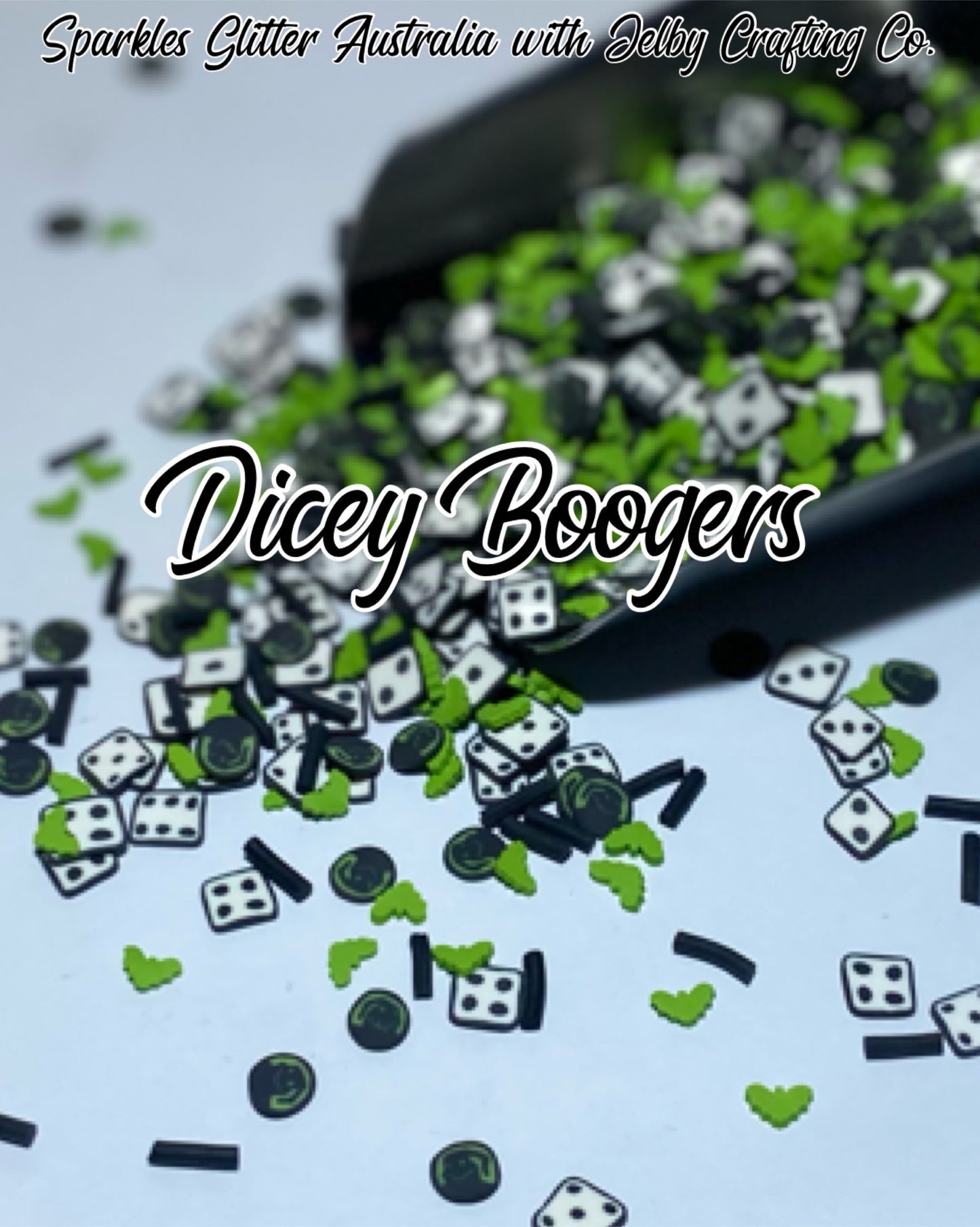 Dicey Boogers | Polymer Clay Slices