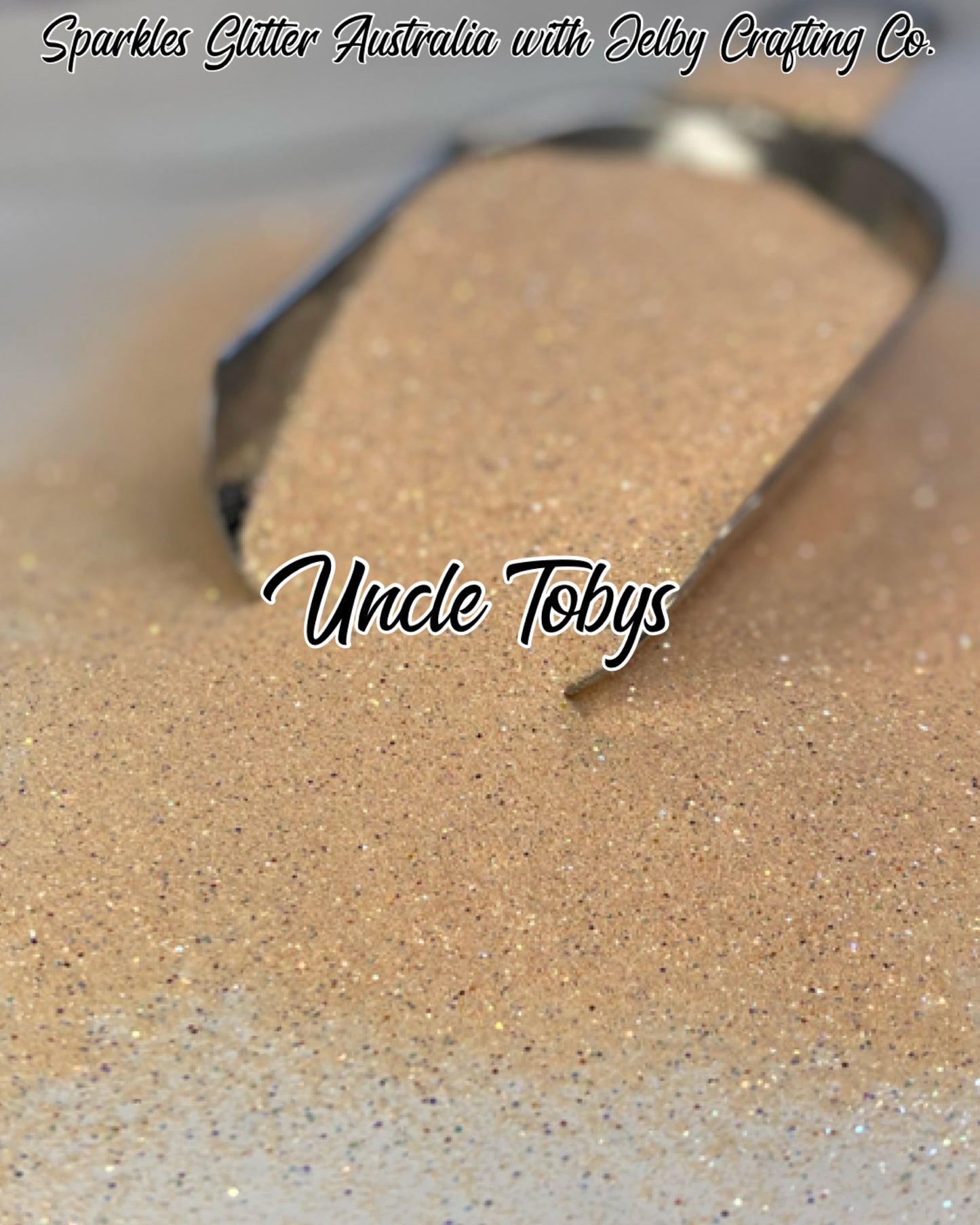 Uncle Tobys | Peach Custom Mixed Fine Cut Glitter