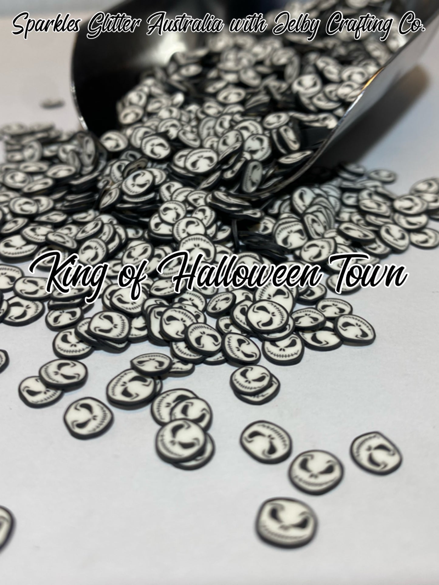 King Of Halloween Town | Polymer Clay Slices