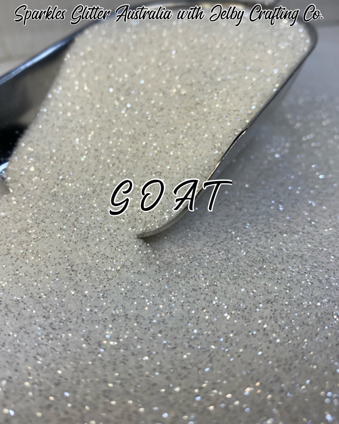 GOAT | Custom Mixed Fine Cut White Opal Glitter