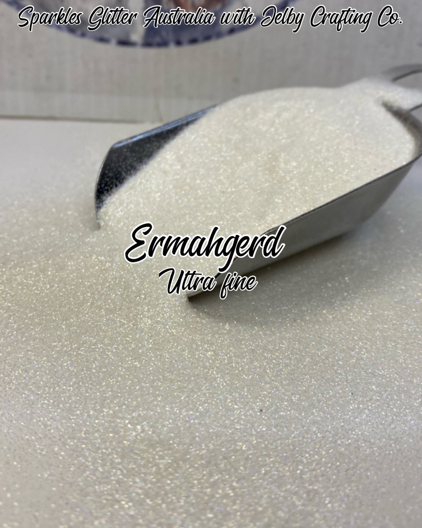 Ermahgerd | White Holographic Ultra Fine Cut Glitter