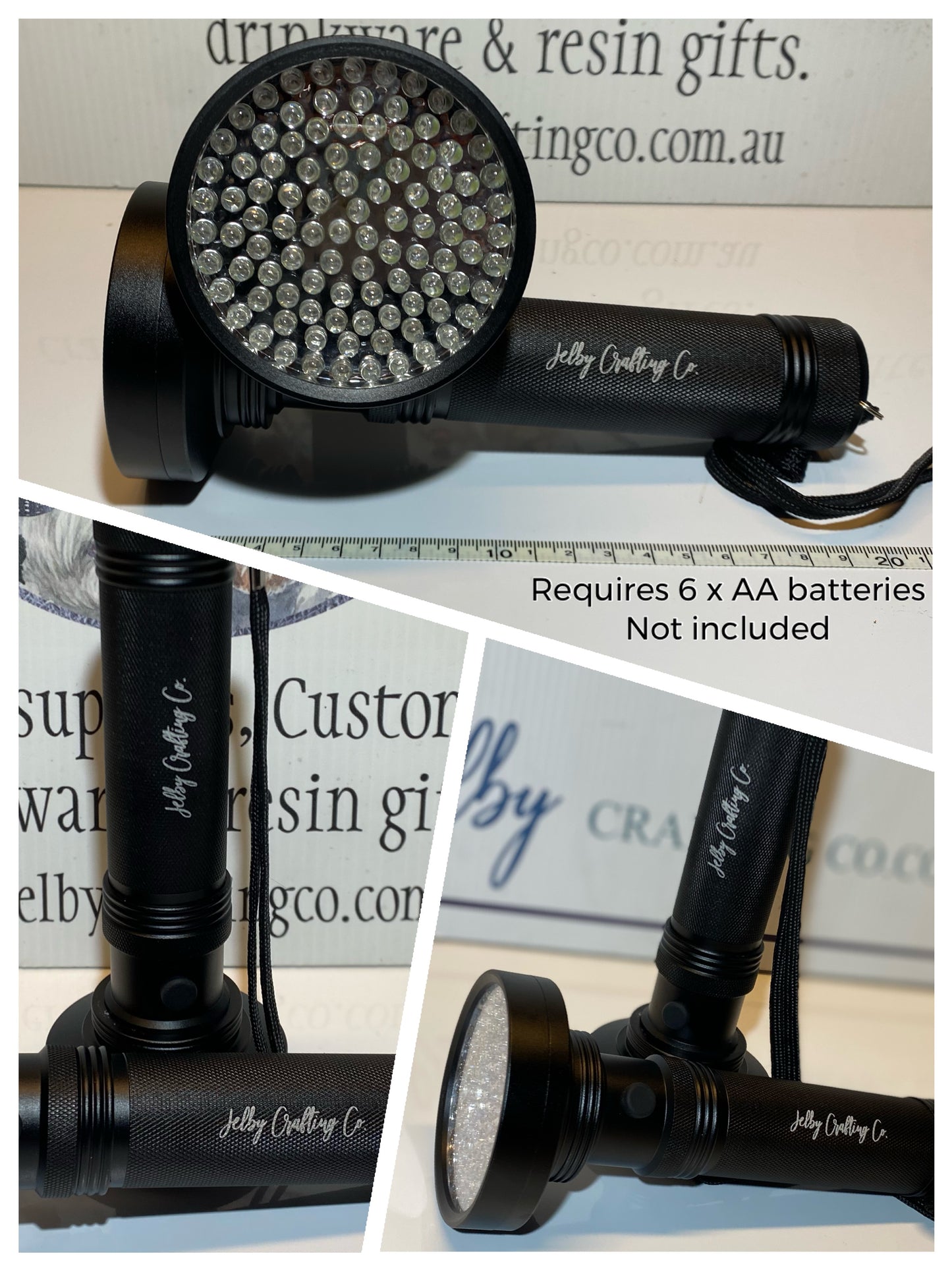 Jelby Crafting Co 100 LED UV Torch