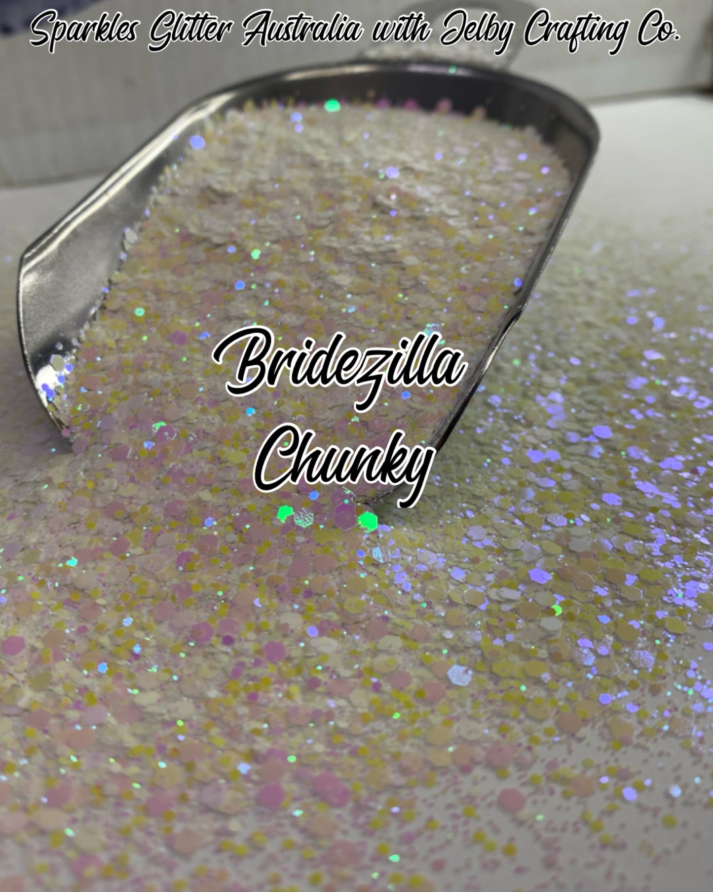 Bridezilla | White Opal Chunky Glitter