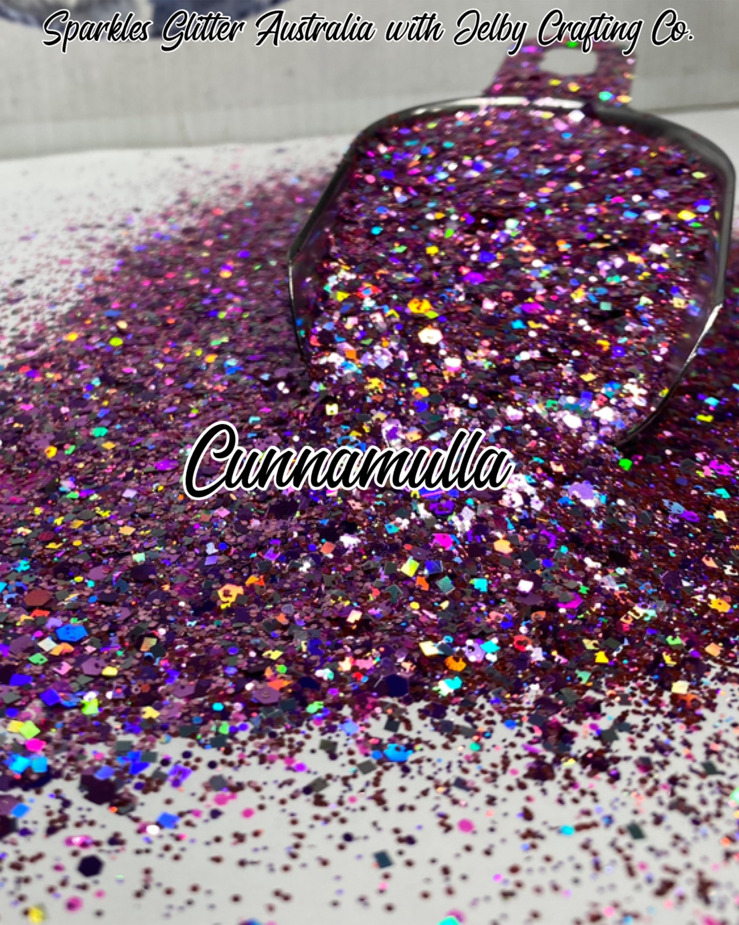 Cunnamulla | Custom Mixed Pink Purple Chunky Glitter
