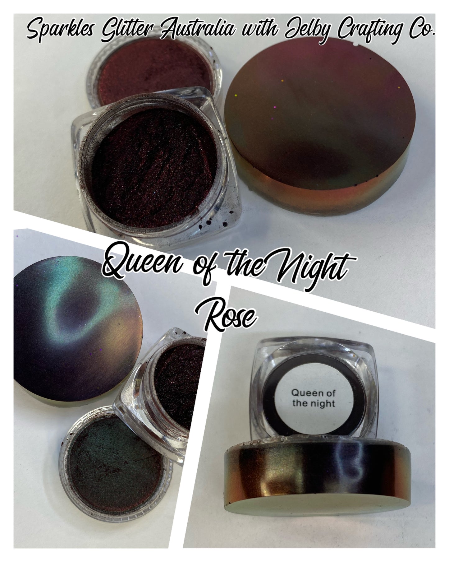 Queen of the Night Rose | Chrome Colour Shift Mica Pigment