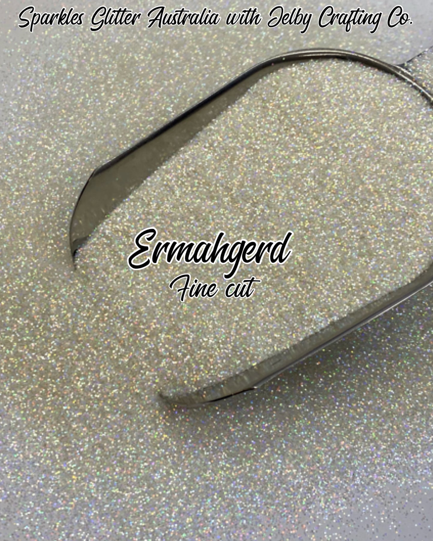 Ermahgerd | White Holographic Fine Cut Glitter