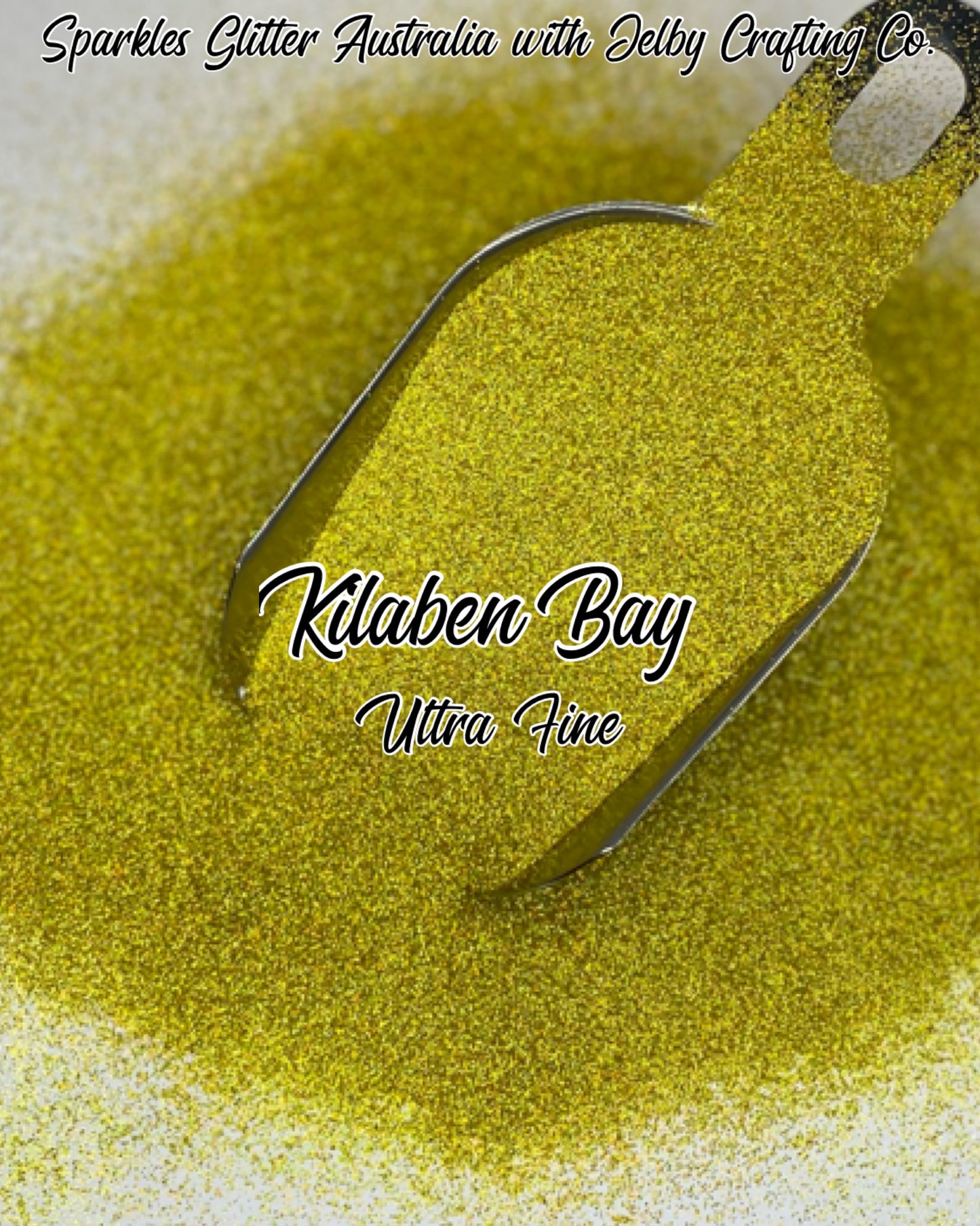Kilaben Bay | Ultra Fine Holographic Yellow Gold Glitter