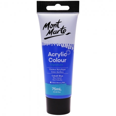 Mont Marte Acrylic Paint 75ml - Cobalt Blue