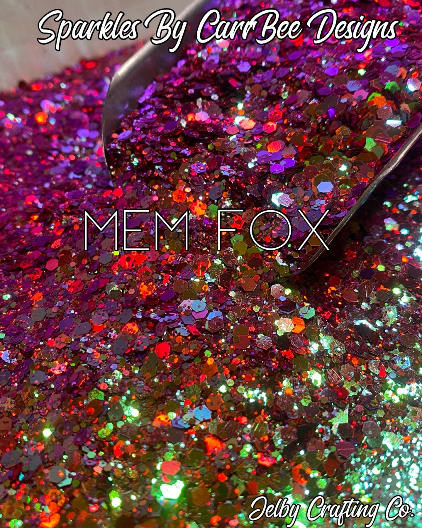 Mem Fox | Holographic Colour Shift Chunky Glitter