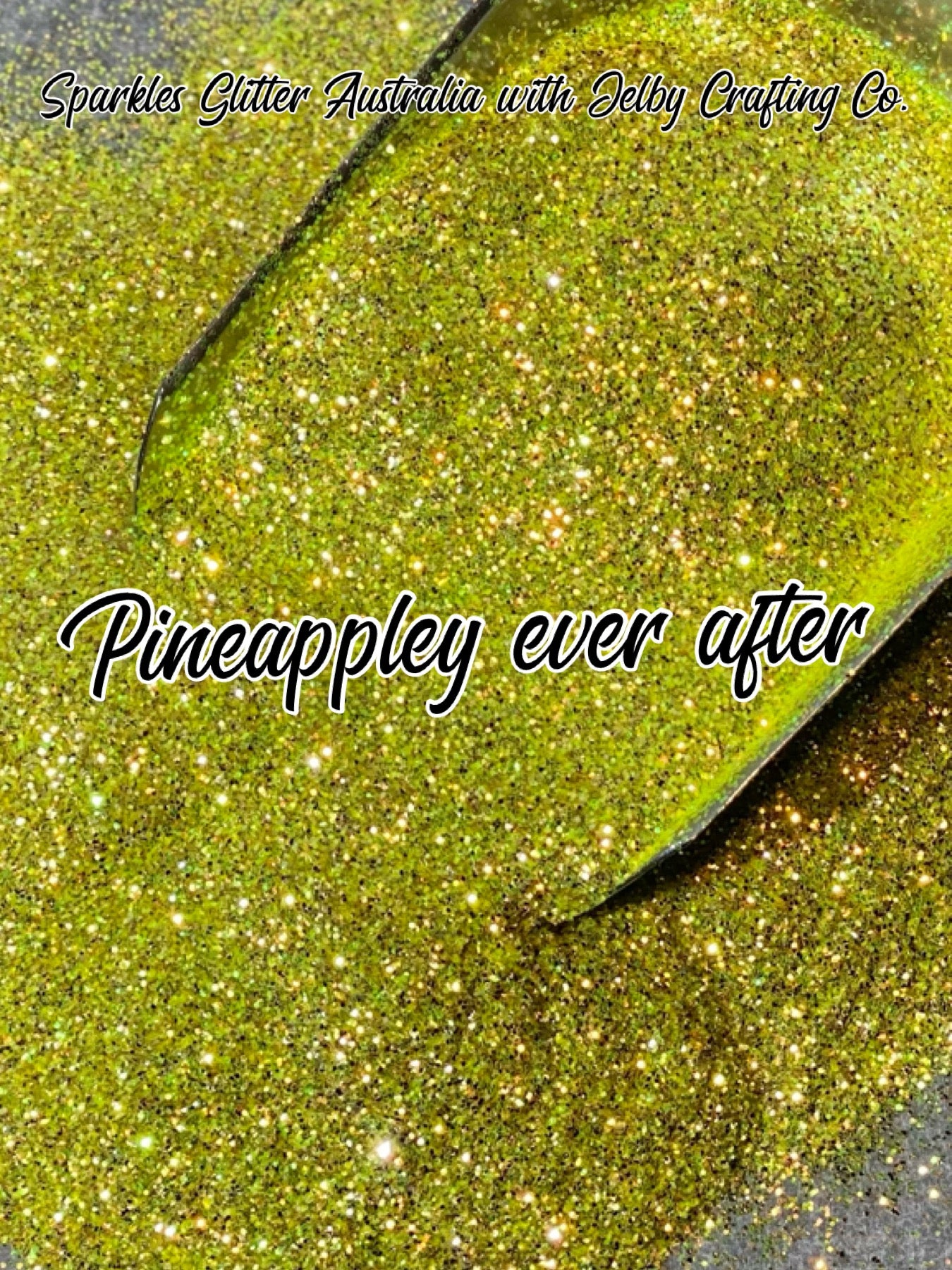 Pineappley Ever After | Custom Mixed Yellow Gold Fine Cut Glitter