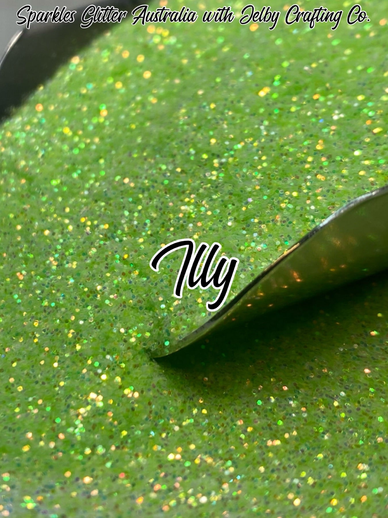 Illy | Green Iridescent Fine Cut Glitter