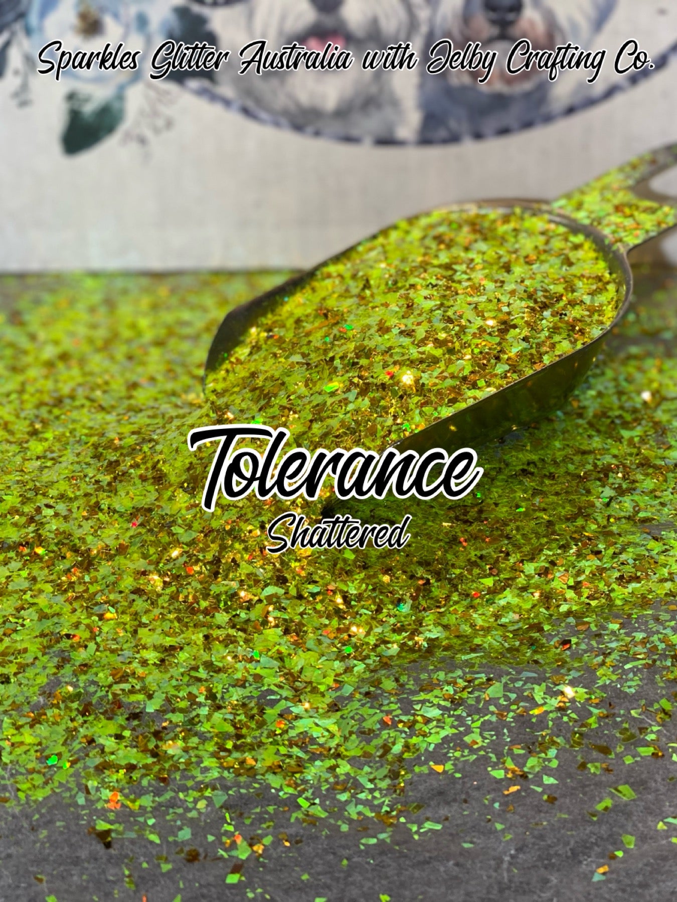 Tolerance | Custom Mixed Shattered Yellow Glitter