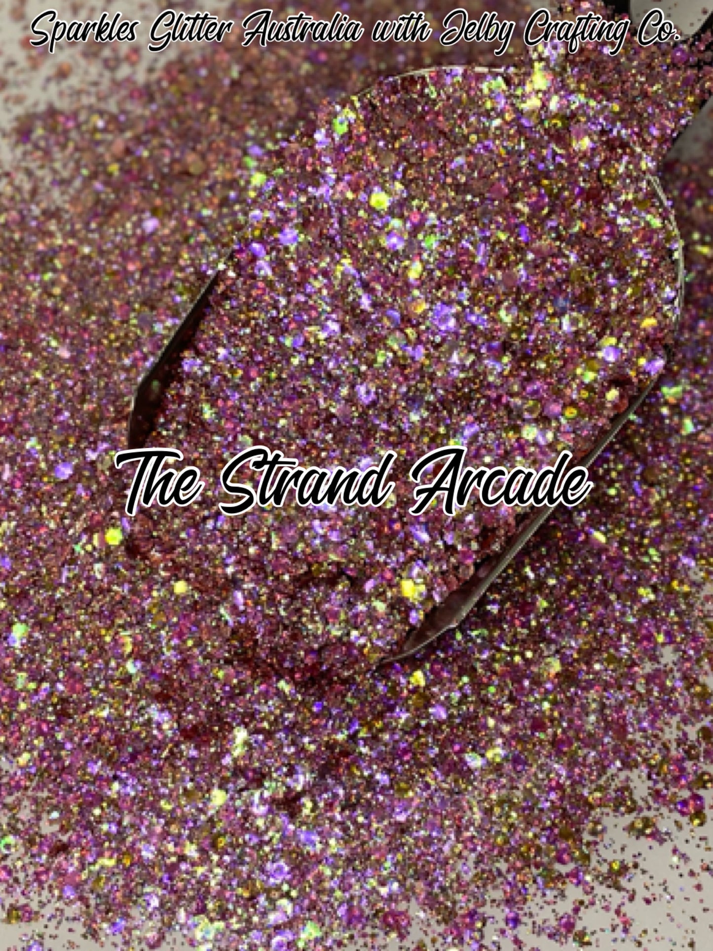 The Strand Arcade | Pink Purple Chunky Holographic Opal Glitter