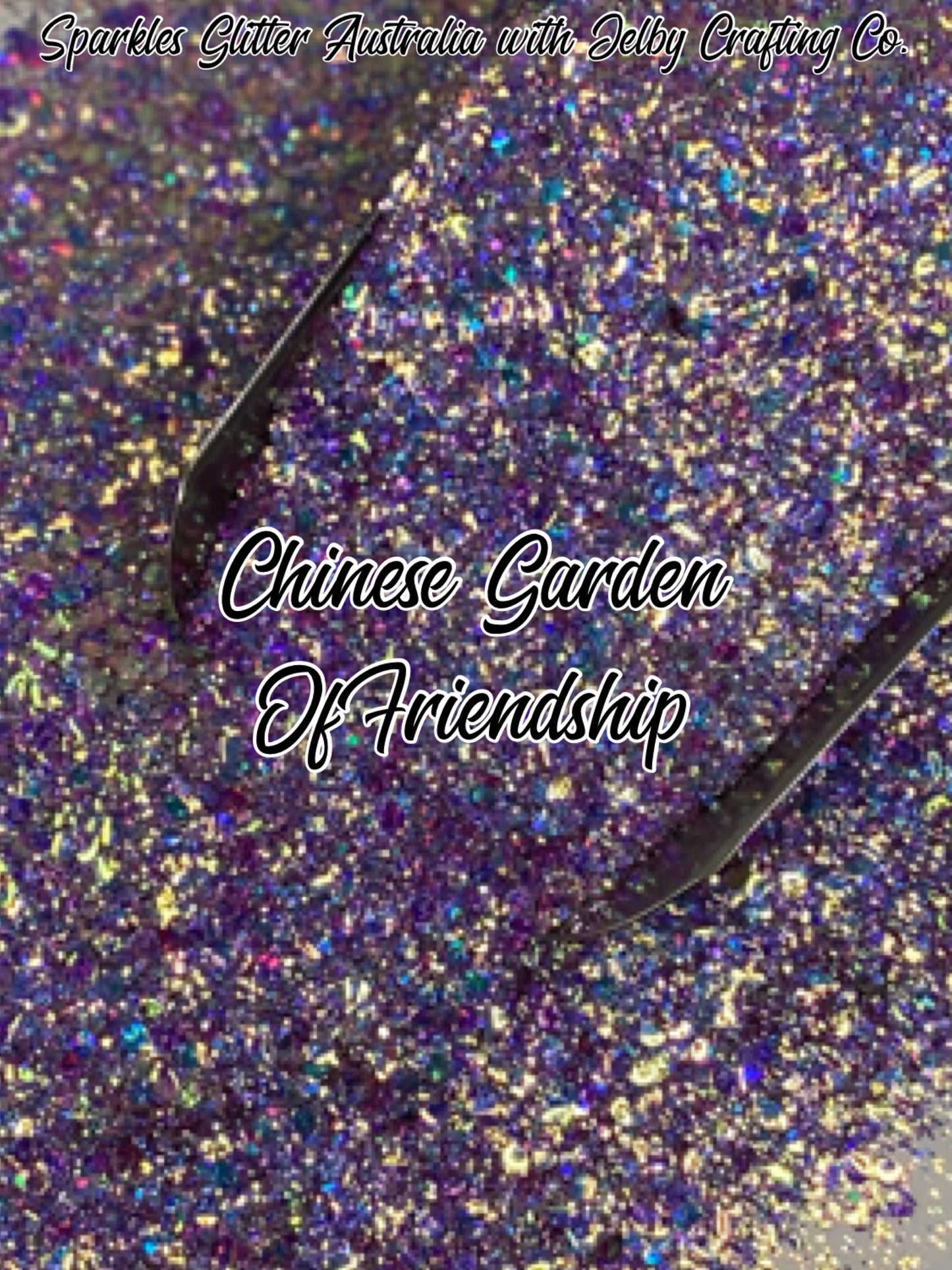 Chinese Garden Of Friendship | Blue Pink Purple Chunky Holographic Opal Glitter