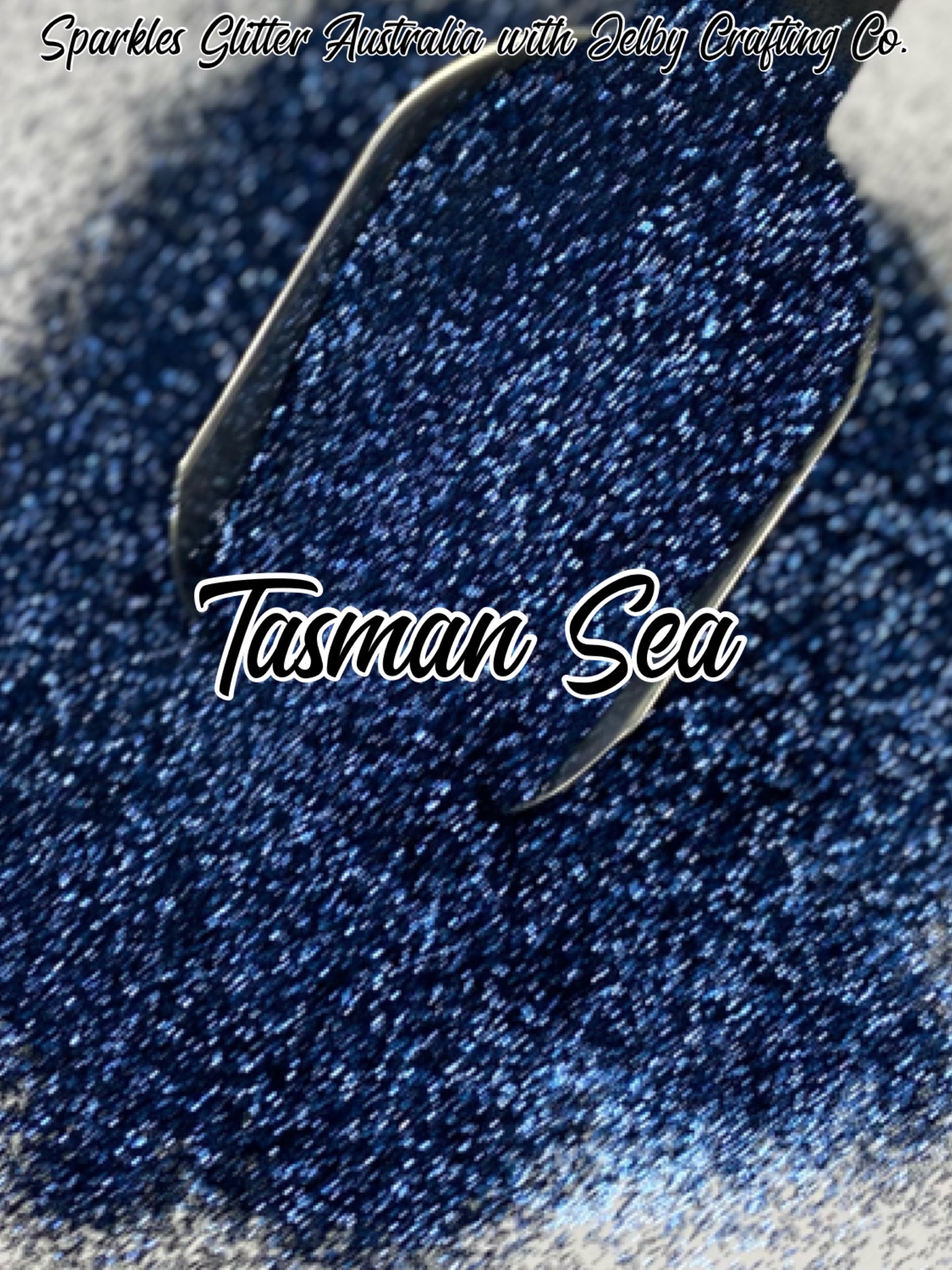 Tasman Sea | Navy Blue Metallic Fine Cut Glitter