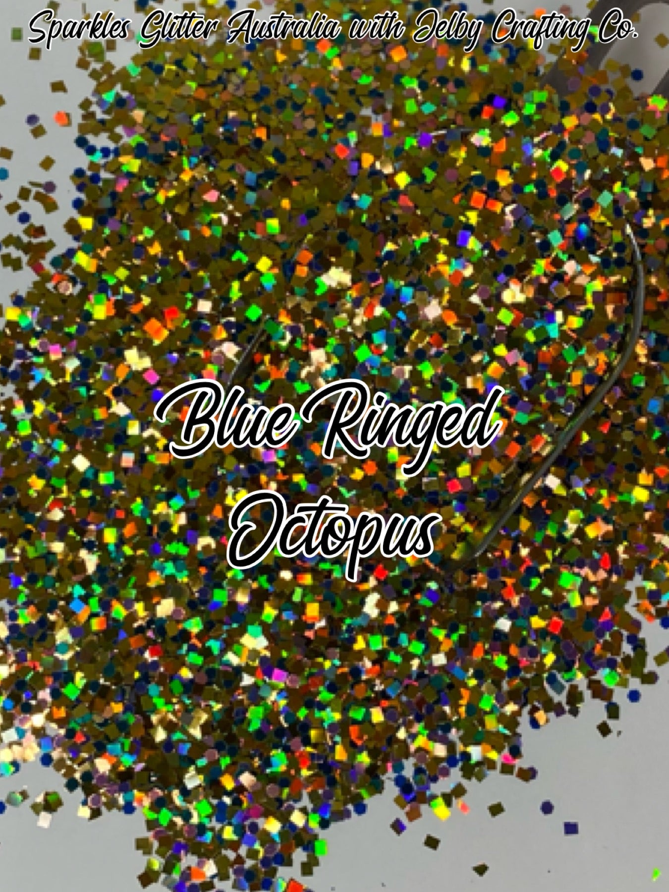 Blue Ringed Octopus | Custom Mixed Holographic Glitter