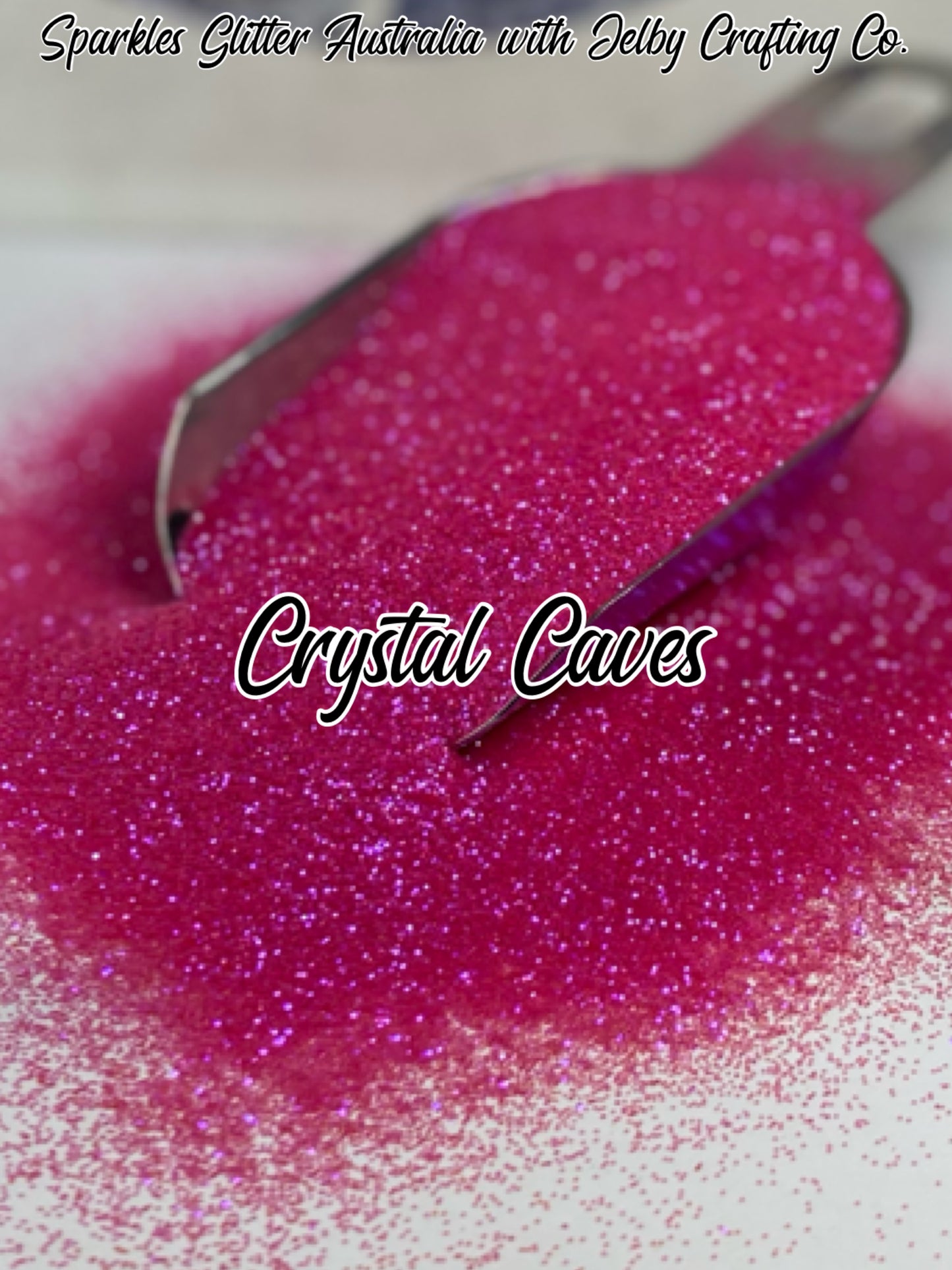 Crystal Caves | Pink Fine Cut Iridescent Glitter