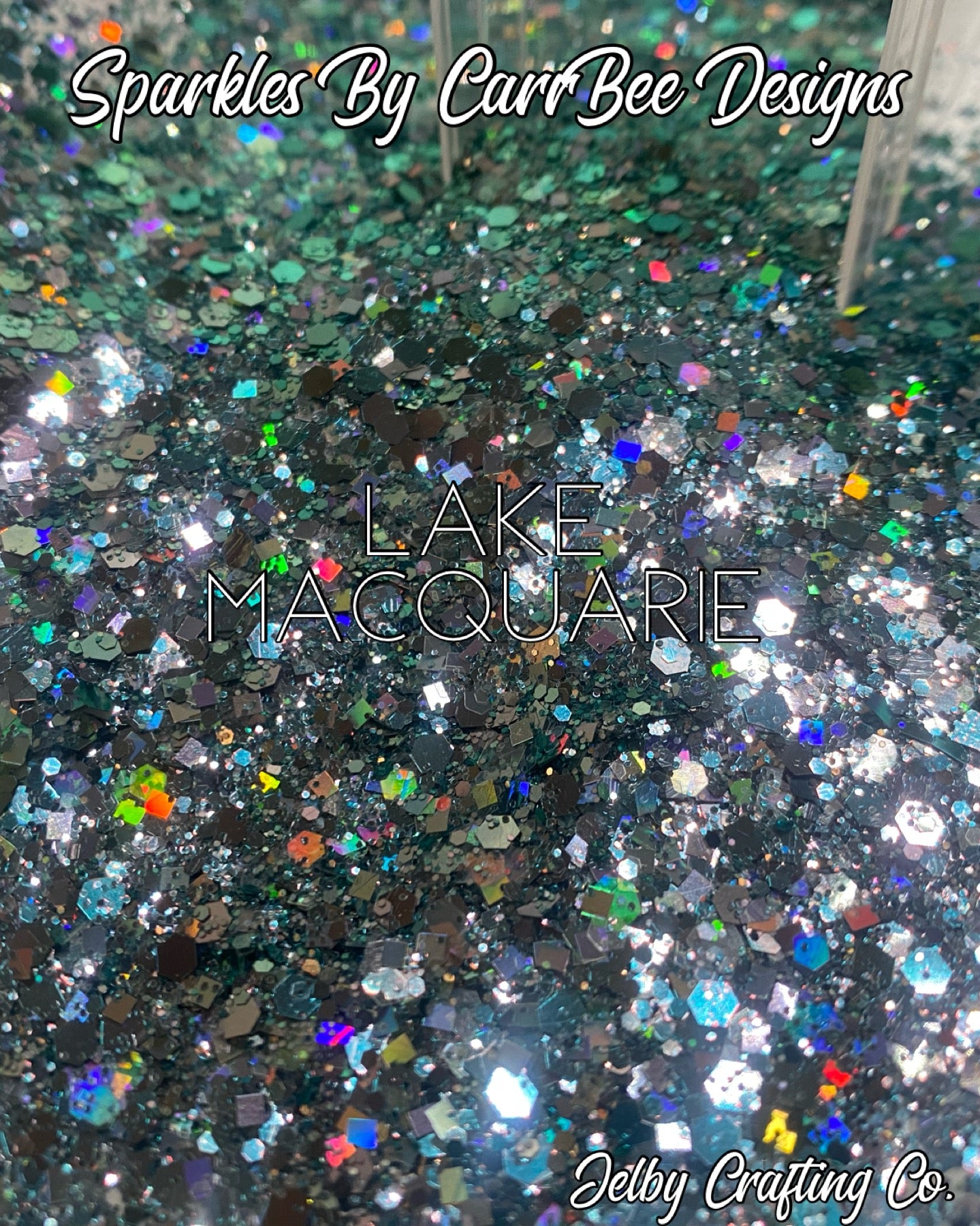 Lake Macquarie - 3000 member mix | Custom Mixed Green Glitter