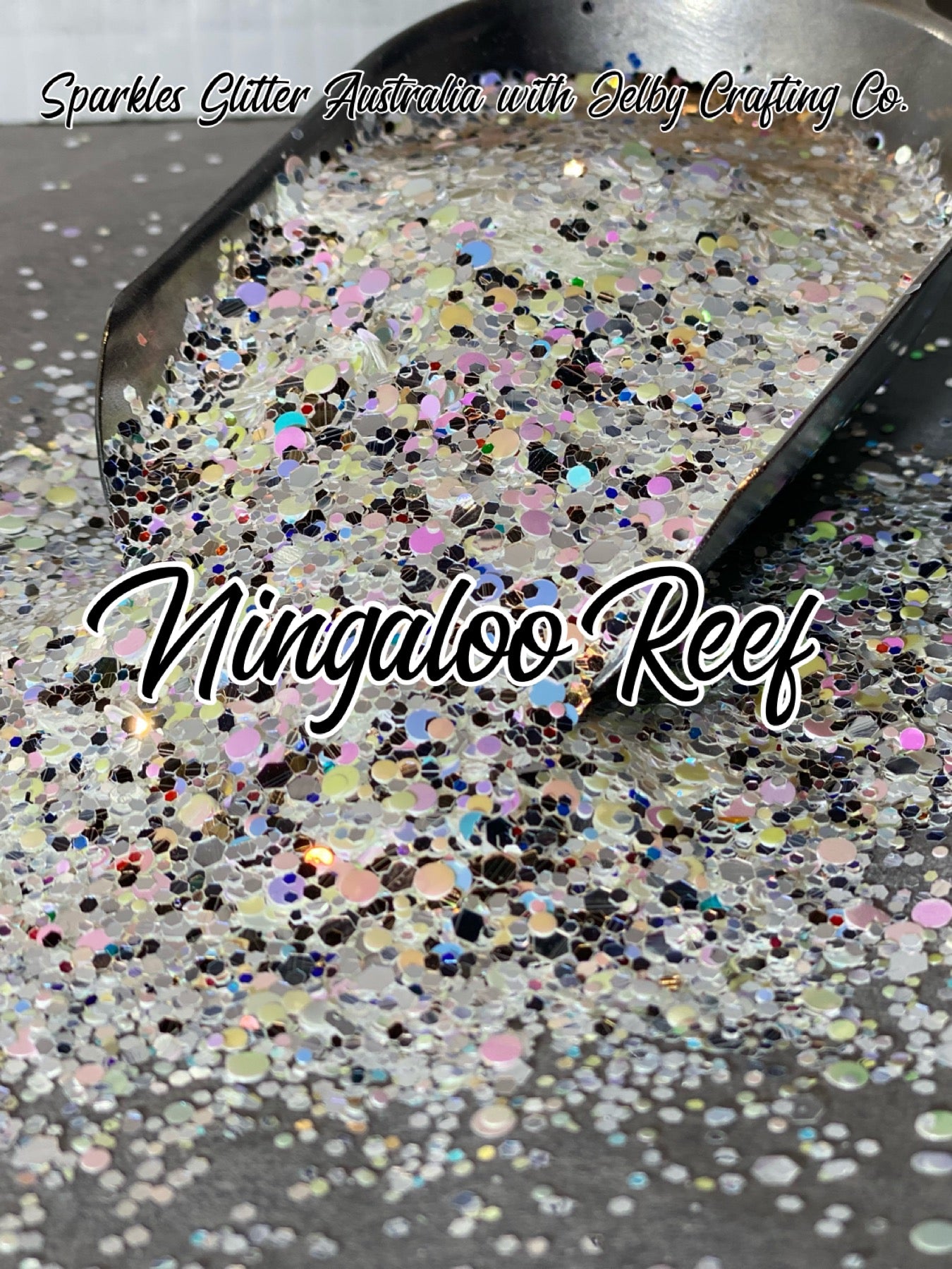 Ningaloo Reef | White Opal Silver Chunky Mix