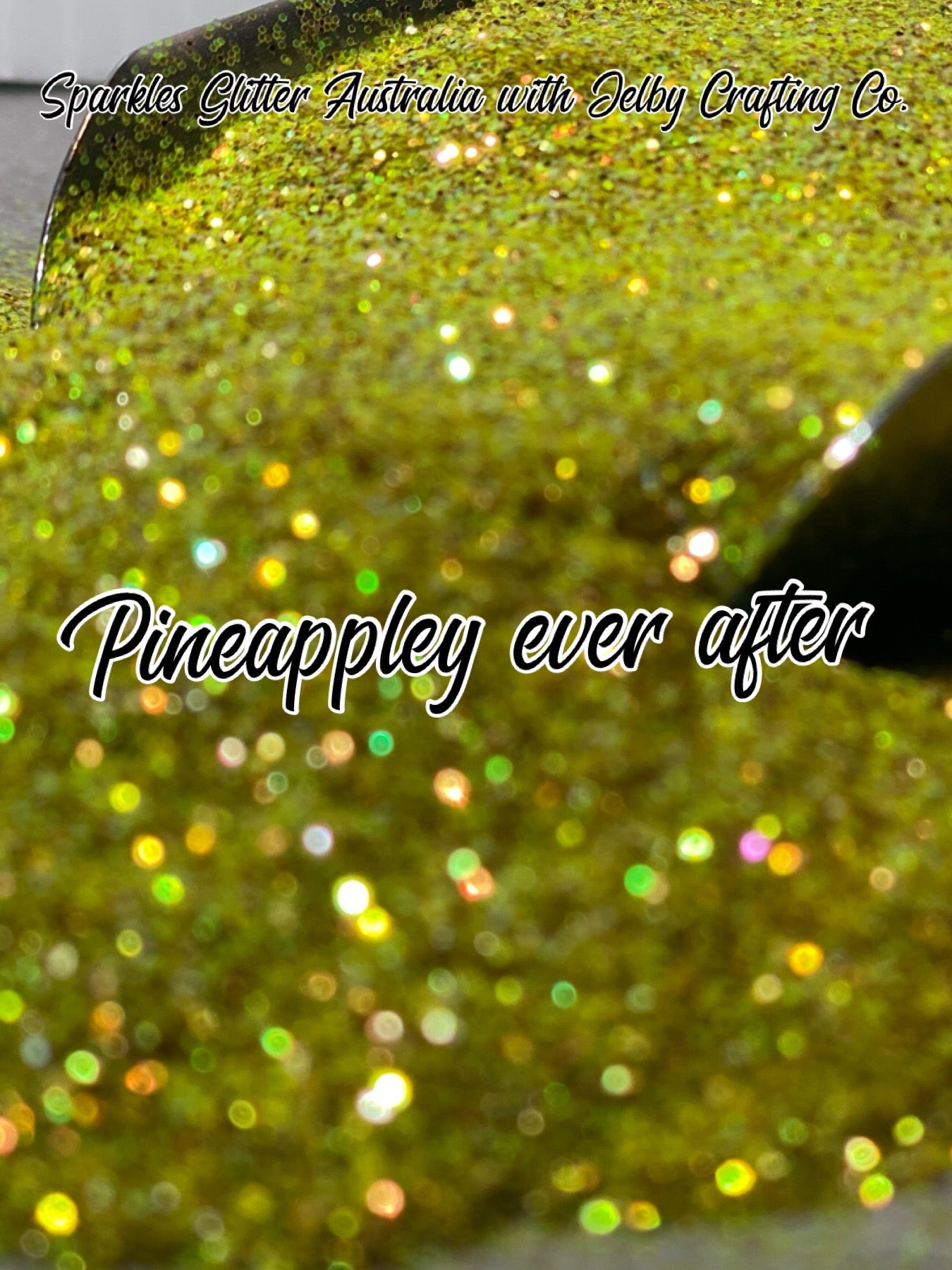 Pineappley Ever After | Custom Mixed Yellow Gold Fine Cut Glitter