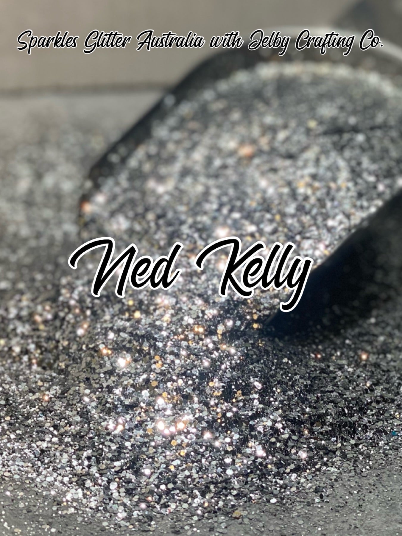 Ned Kelly | Silver Small Chunky Mixed Glitter