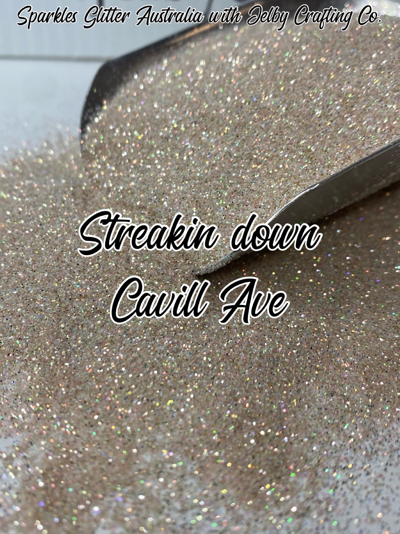 Streakin down Cavill Ave | Custom Mixed Ultrafine Glitter