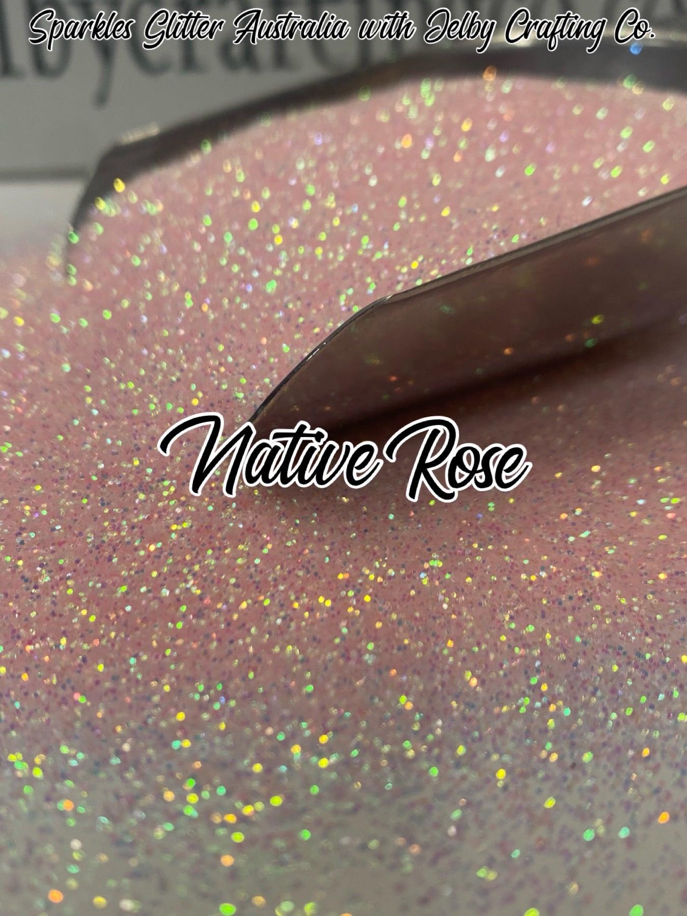 Native Rose | Pastel Pink Iridescent Fine Cut Glitter