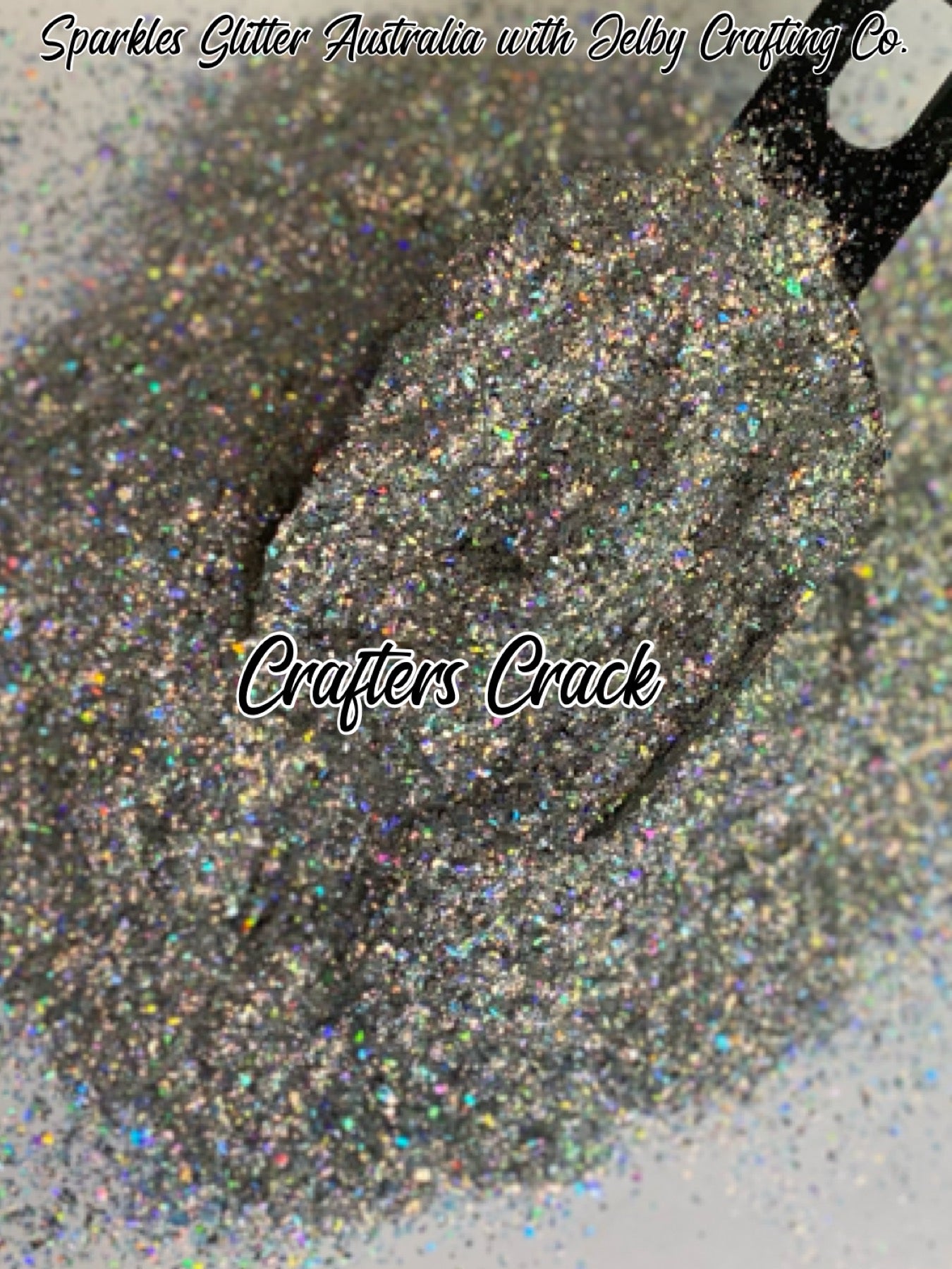 Crafters Crack | Silver Holographic Shattered Cut Glitter