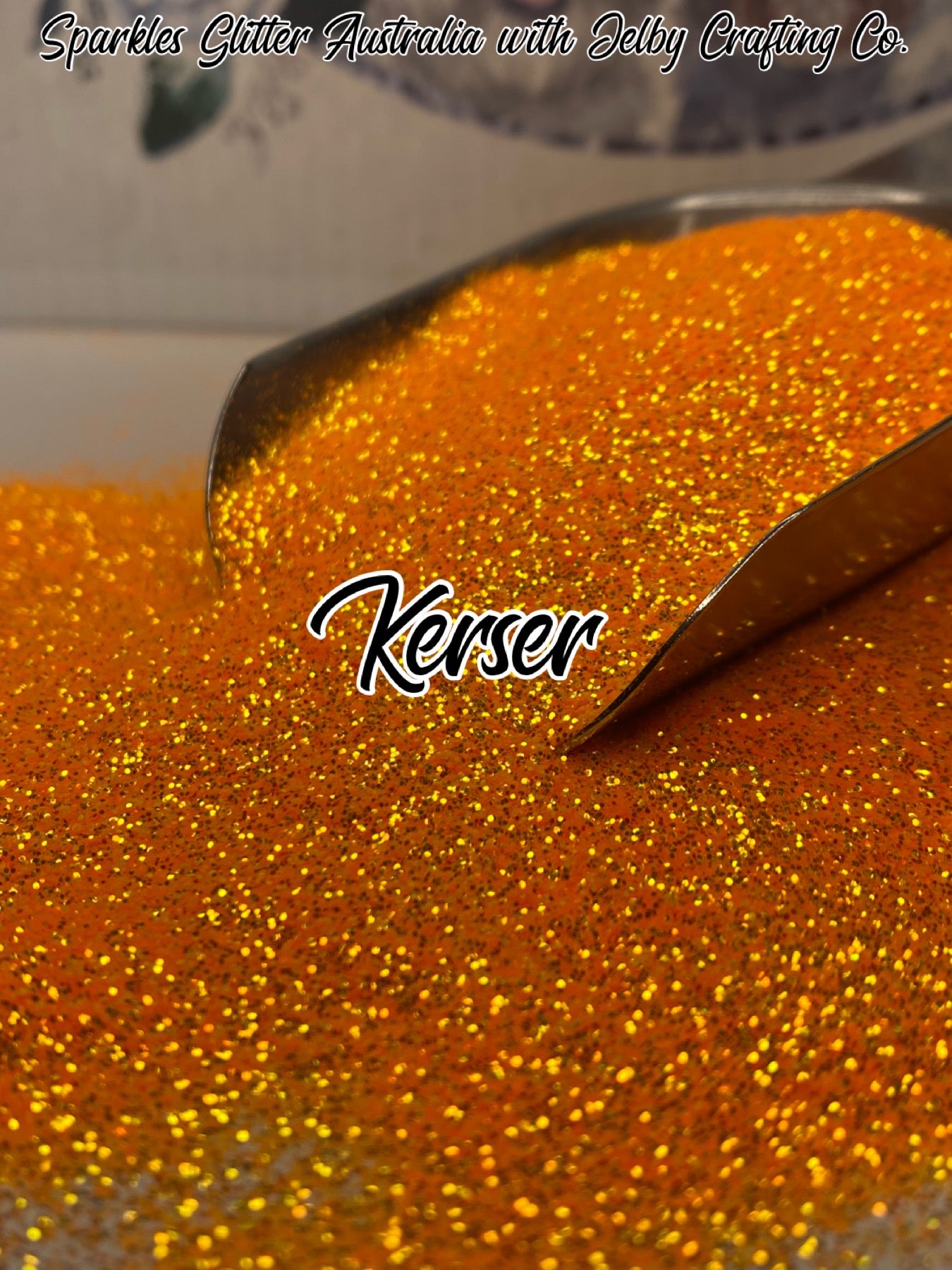 Kerser | Orange Iridescent Fine Cut Glitter
