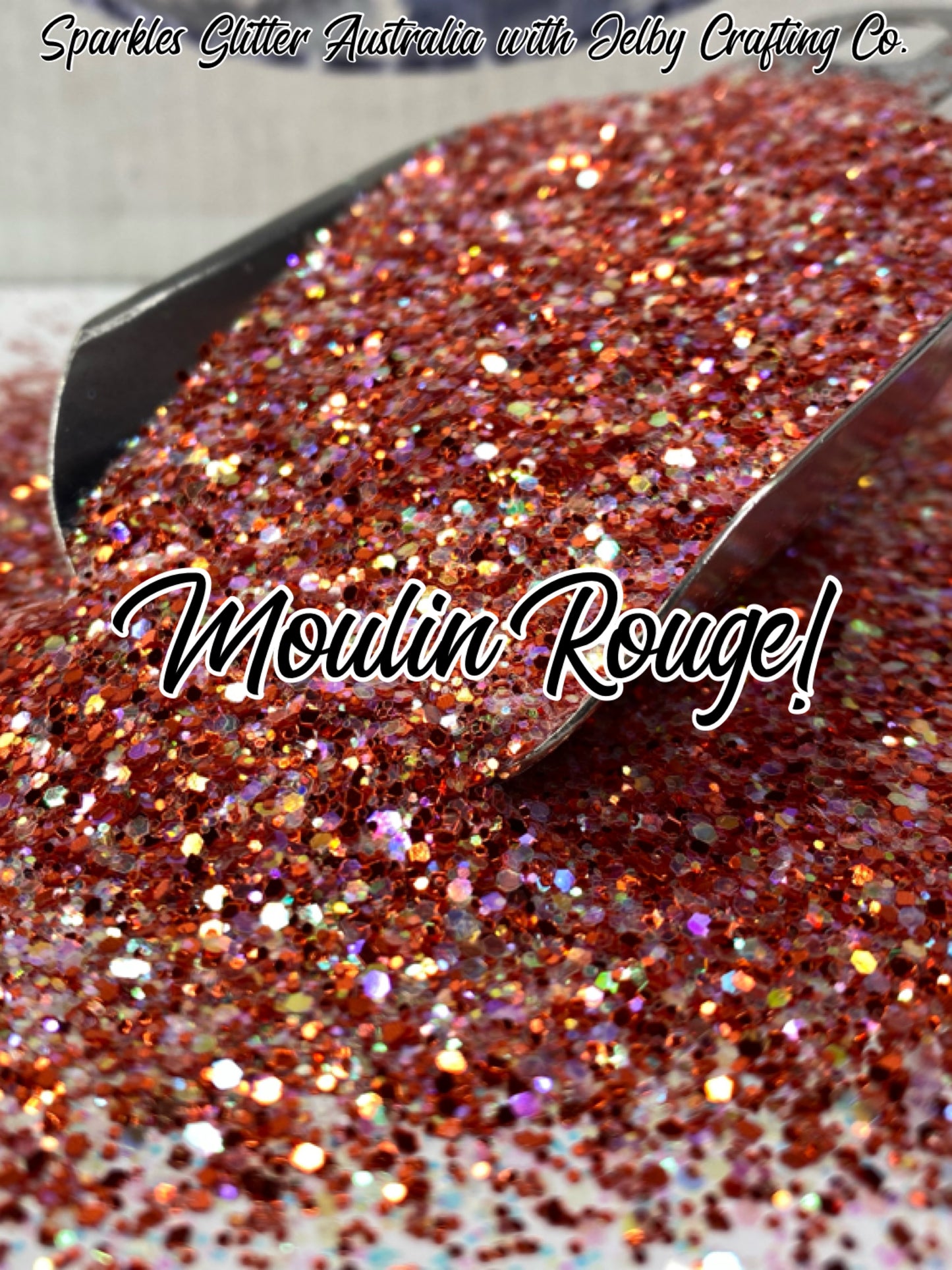 Moulin Rouge! | Custom Mixed Red Small Chunky Glitter