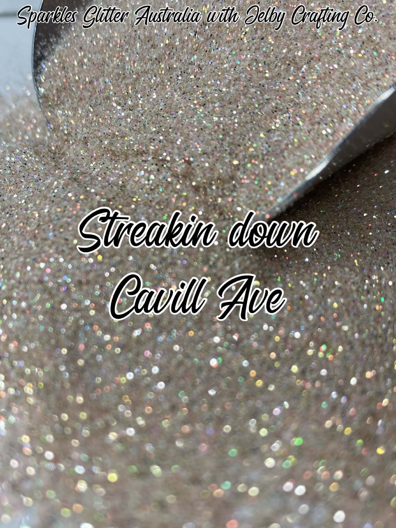 Streakin down Cavill Ave | Custom Mixed Ultrafine Glitter
