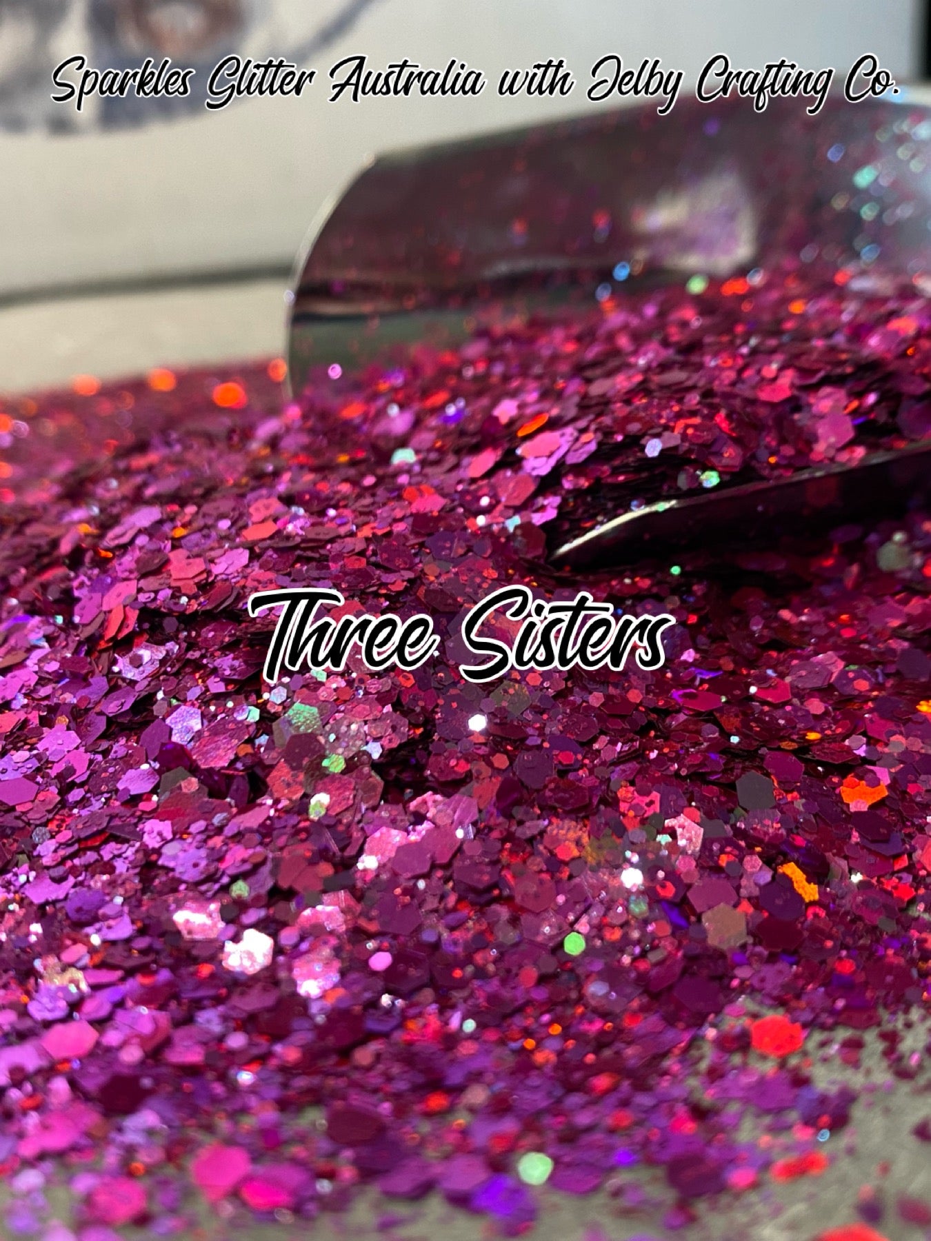The Three Sisters | Holographic Colour Shift Chunky Glitter