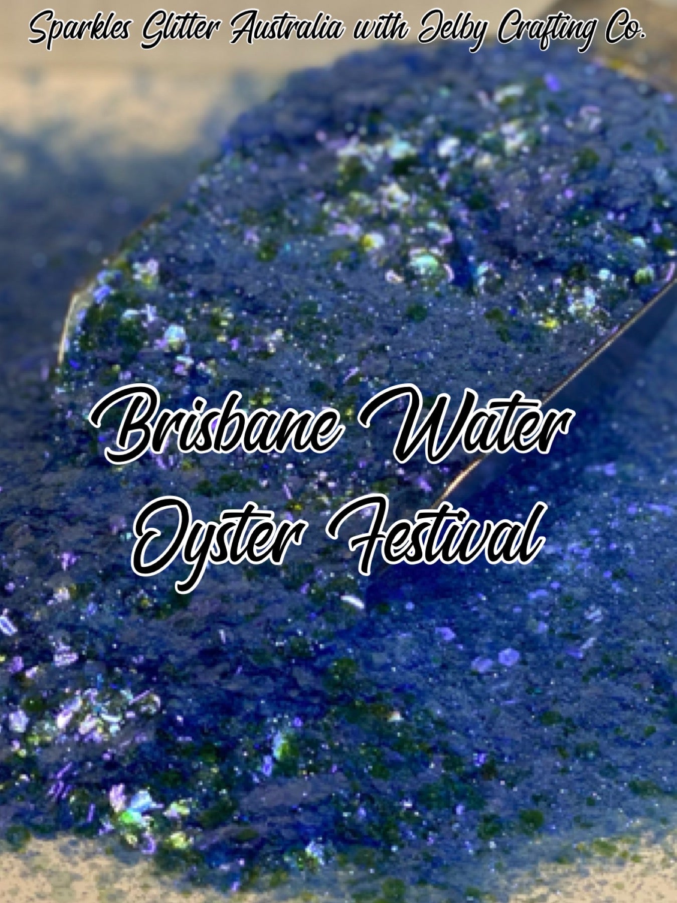 Brisbane Water Oyster Festival | Blue Iridescent Chunky Glitter