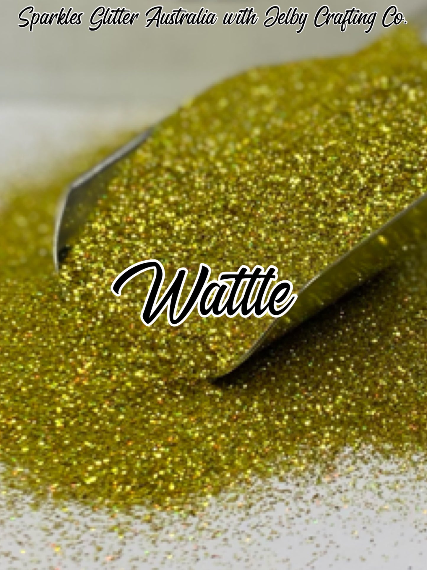 Wattle | Custom Mixed Yellow Gold Fine Cut Glitter