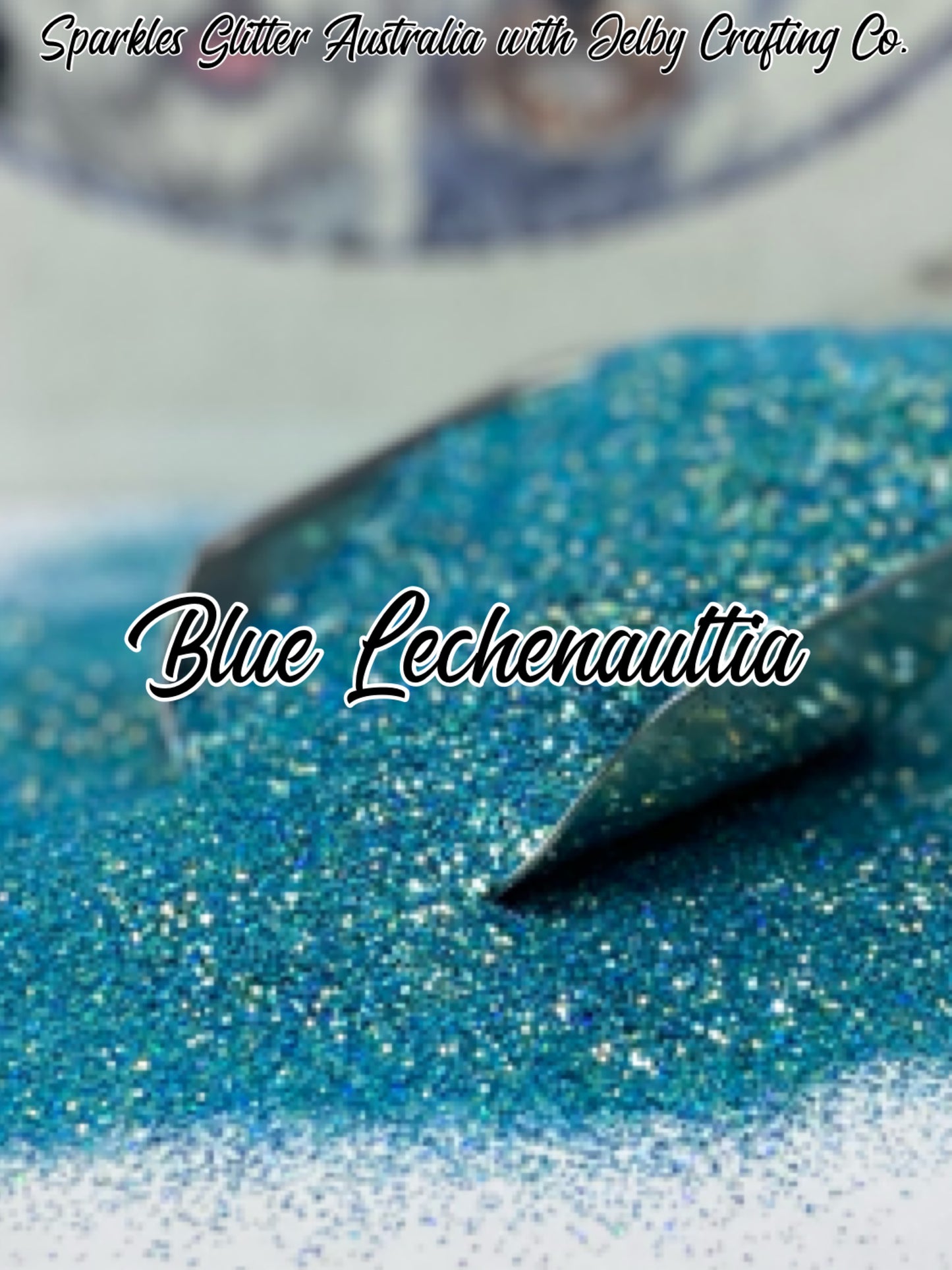 Blue Leschenaultia | Custom Mixed Blue Glitter