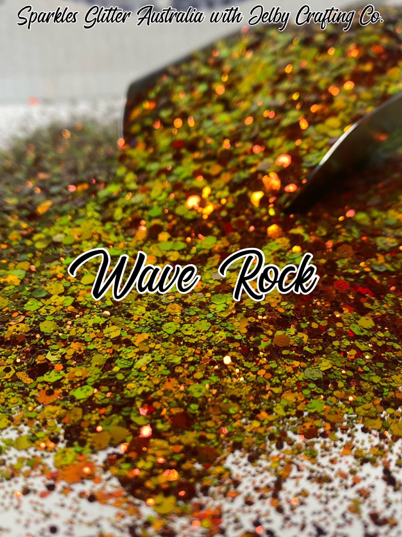 Wave Rock | Chunky Holographic Colour Shift Glitter