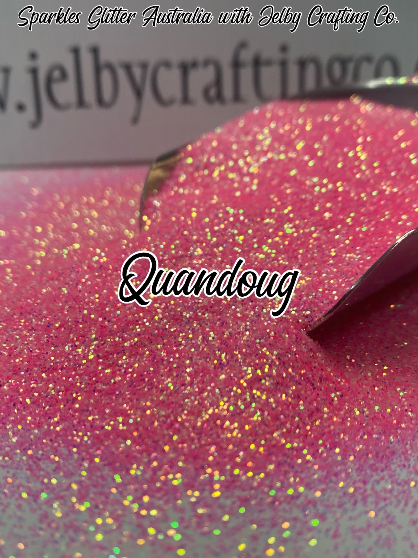 Quandoug | Pink Iridescent Fine Cut Glitter