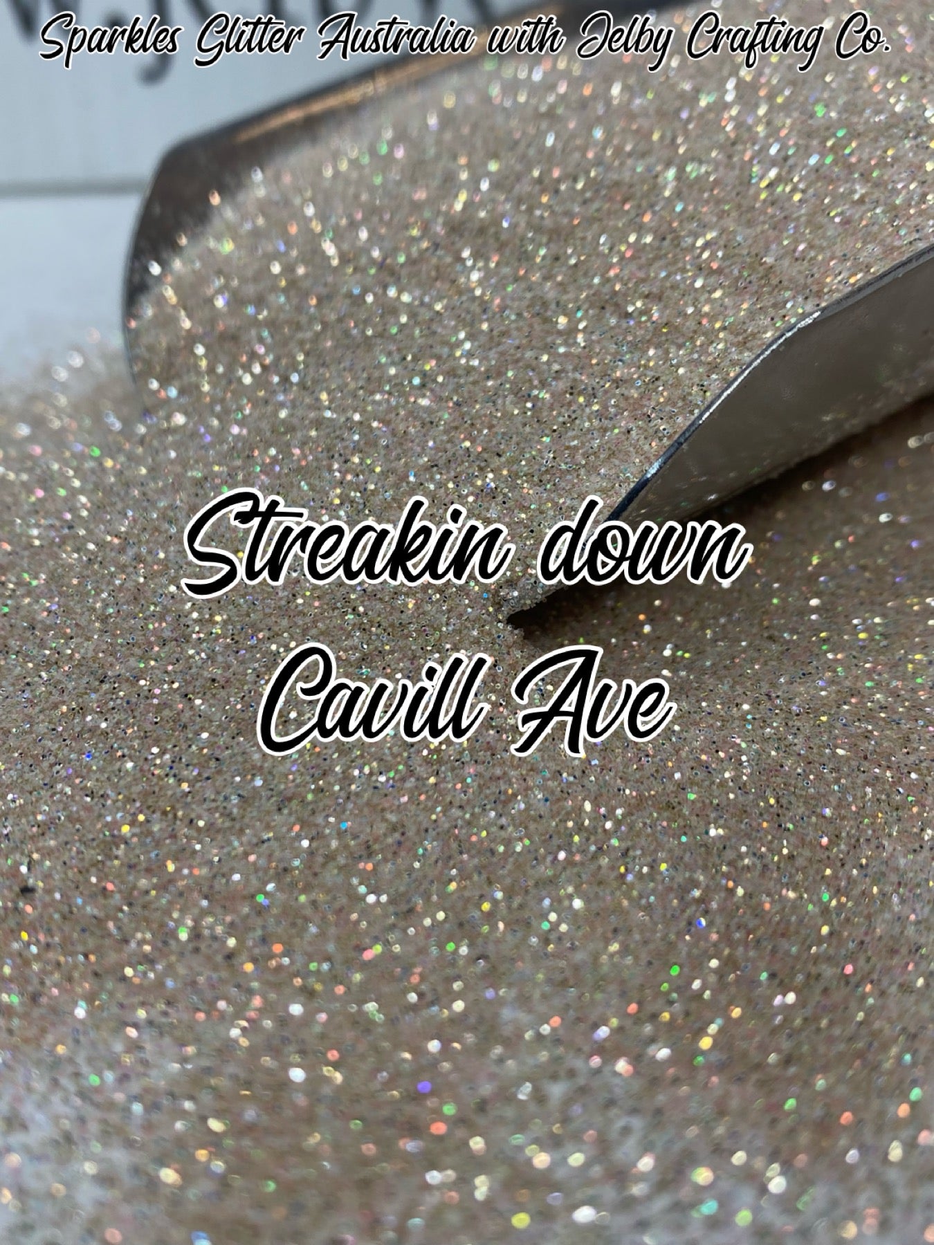 Streakin down Cavill Ave | Custom Mixed Ultrafine Glitter