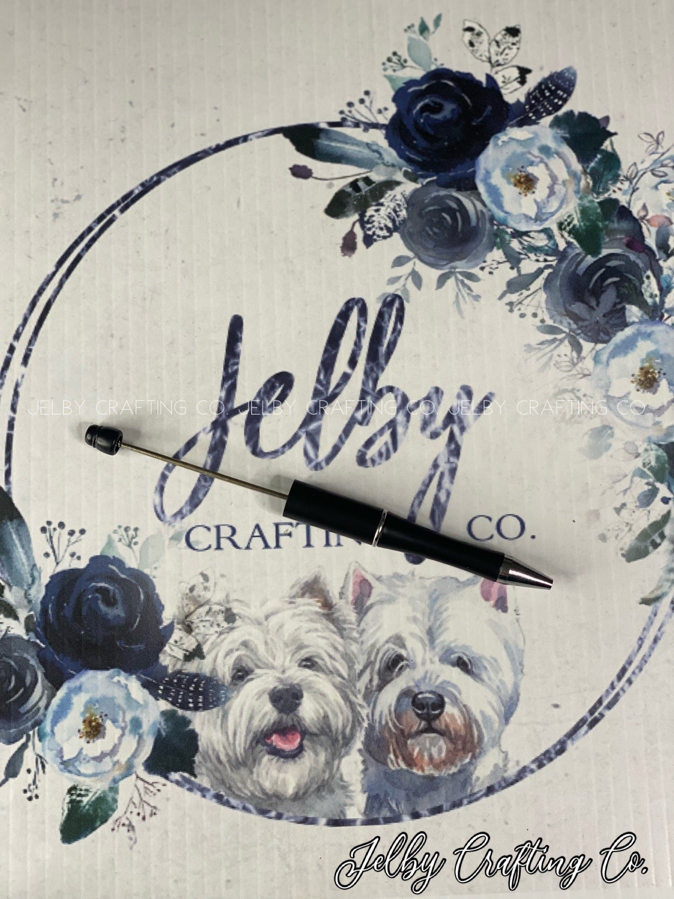 Beadable plastic pen