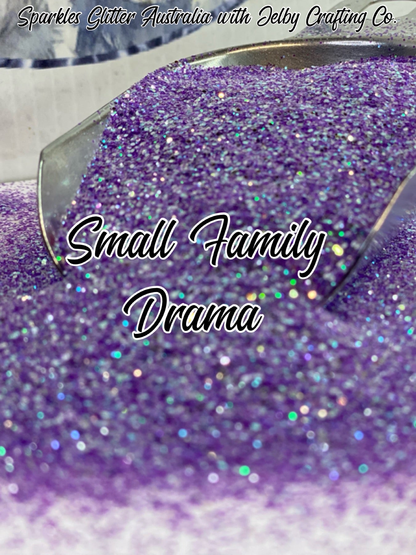 Small Family Drama | Custom Mixed Purple Small Chunky Glitter