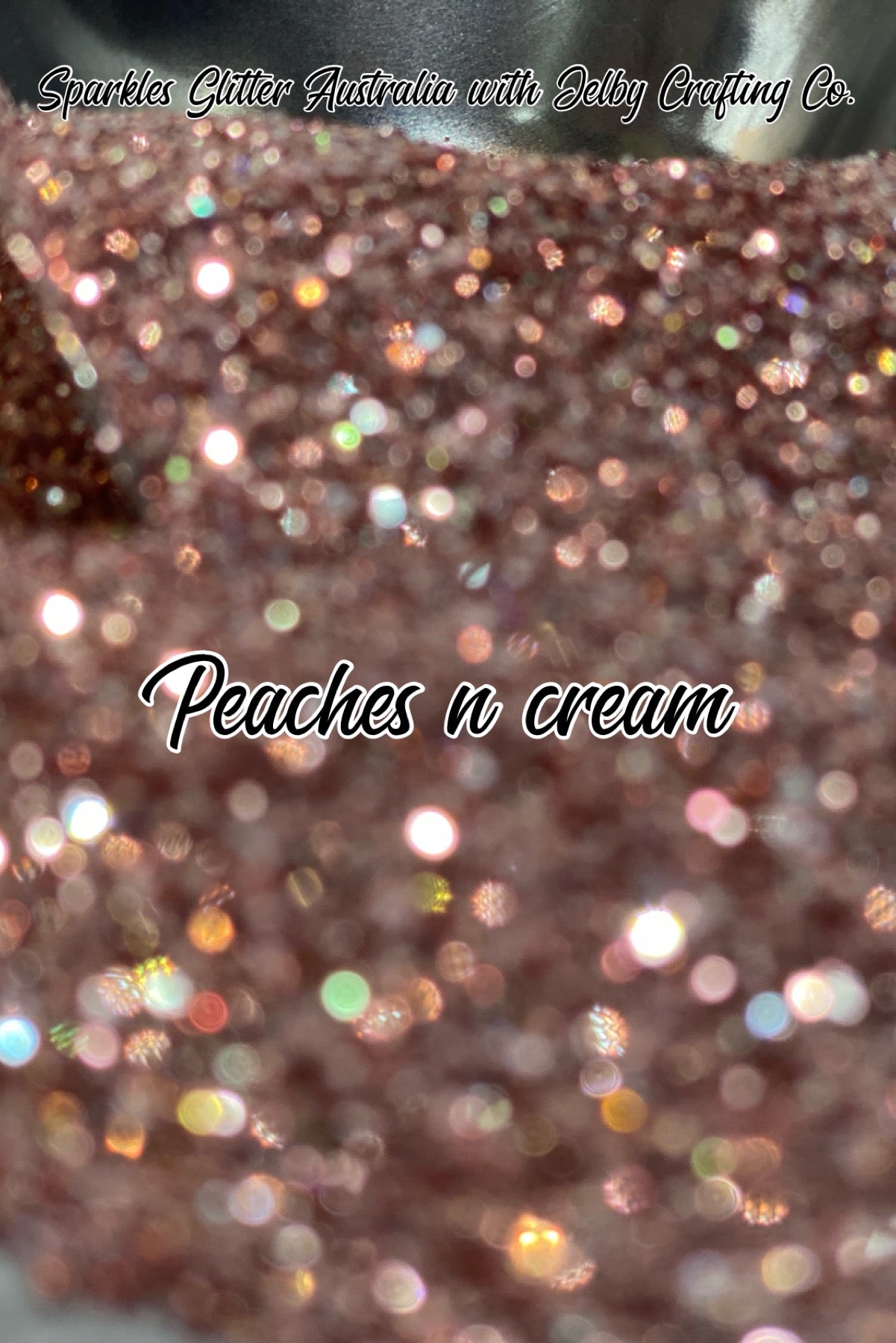 Peaches N Cream | Custom Mixed Rose Gold Glitter