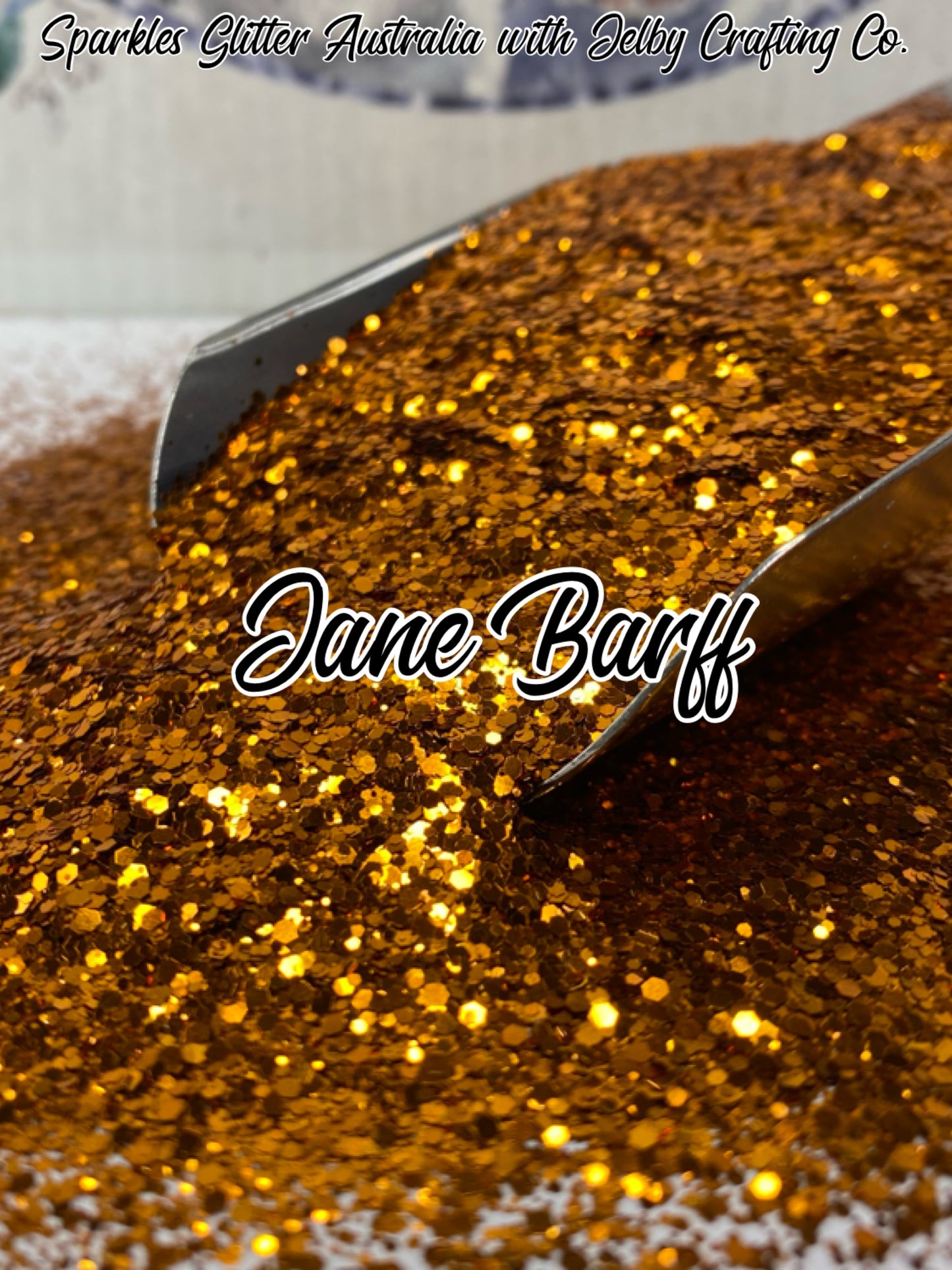 Jane Barff | Custom Small Blend Orange Copper Metallic Glitter