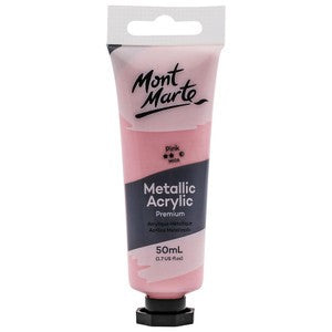 Metallic Acrylic Paint 50ml - Pink