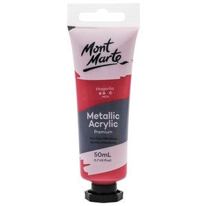 Metallic Acrylic Paint 50ml - Magenta