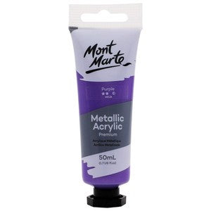 Metallic Acrylic Paint 50ml - Purple